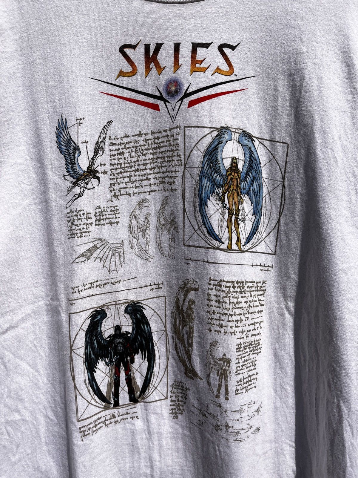 Vintage 1990s Sega Skies Unreleased Game Promo Tee VERY RARE Size US XL / EU 56 / 4 - 4 Thumbnail