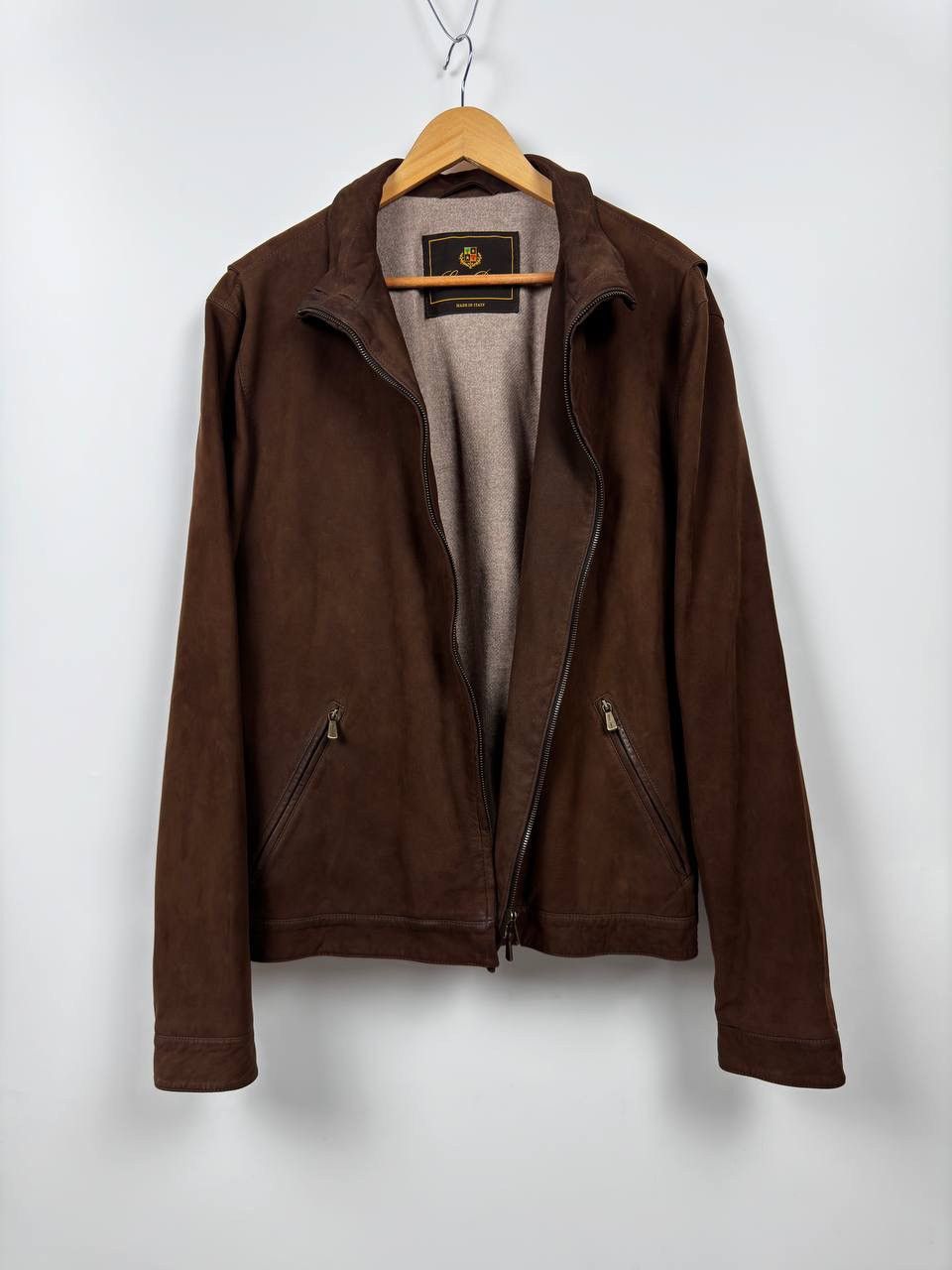 Loro Piana Loro Piana Suede Leather Cashmere Jacket Size US XXL / EU 58 / 5 - 2 Thumbnail