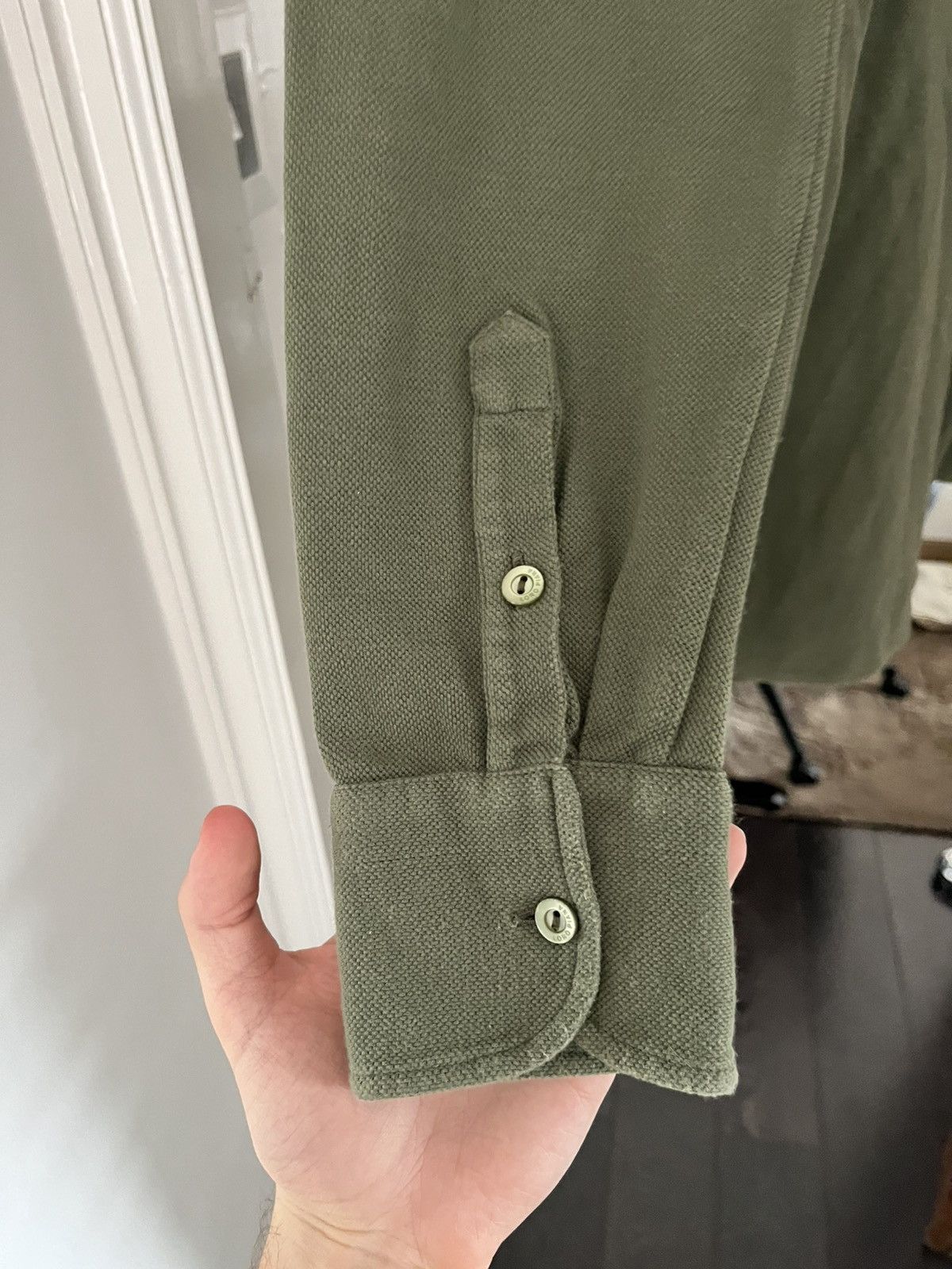 Loro Piana Loro Piana Green cashmere cotton long sleeve polo sizemedium Size US M / EU 48-50 / 2 - 6 Thumbnail