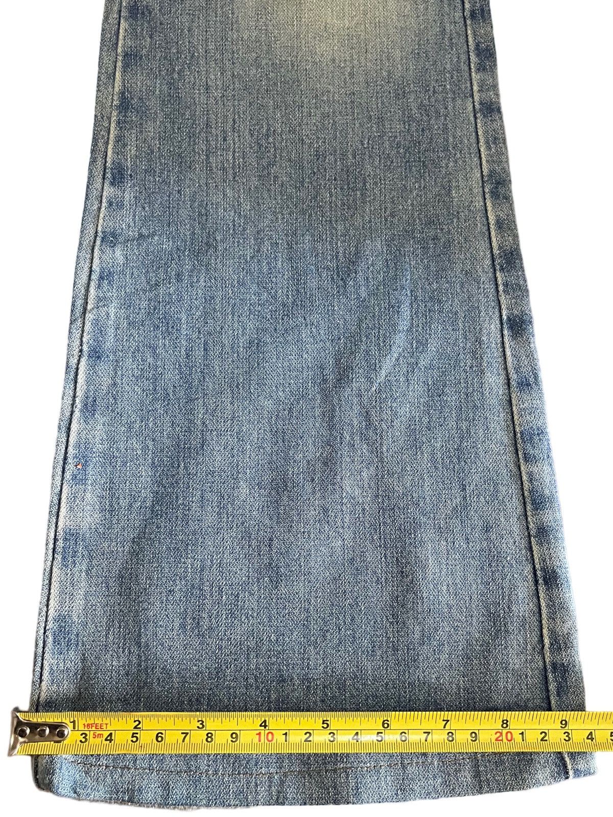 American Apparel × American Eagle Outfitters × American Rag Vintage AOE Distressed Flare Mud Wash Style Jeans Size US 33 - 14 Thumbnail