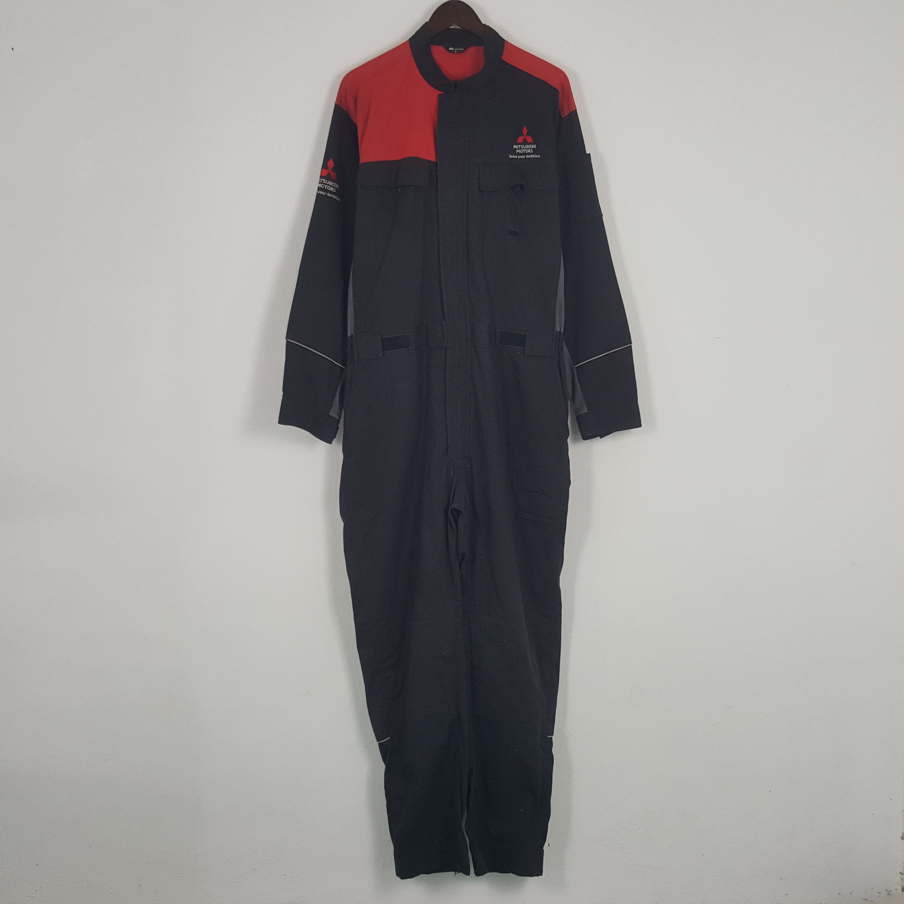 Sports Specialties × Vintage Vintage Mitsubishi Motors Racing Coverall Jumpsuit Jacket Size US XL / EU 56 / 4 - 4 Thumbnail