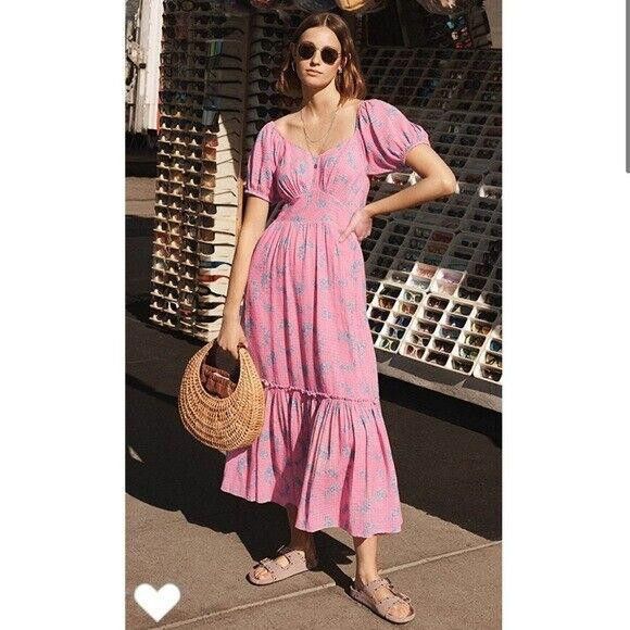 Loveshackfancy Angie Maxi Dress Floral Print S-4 269857