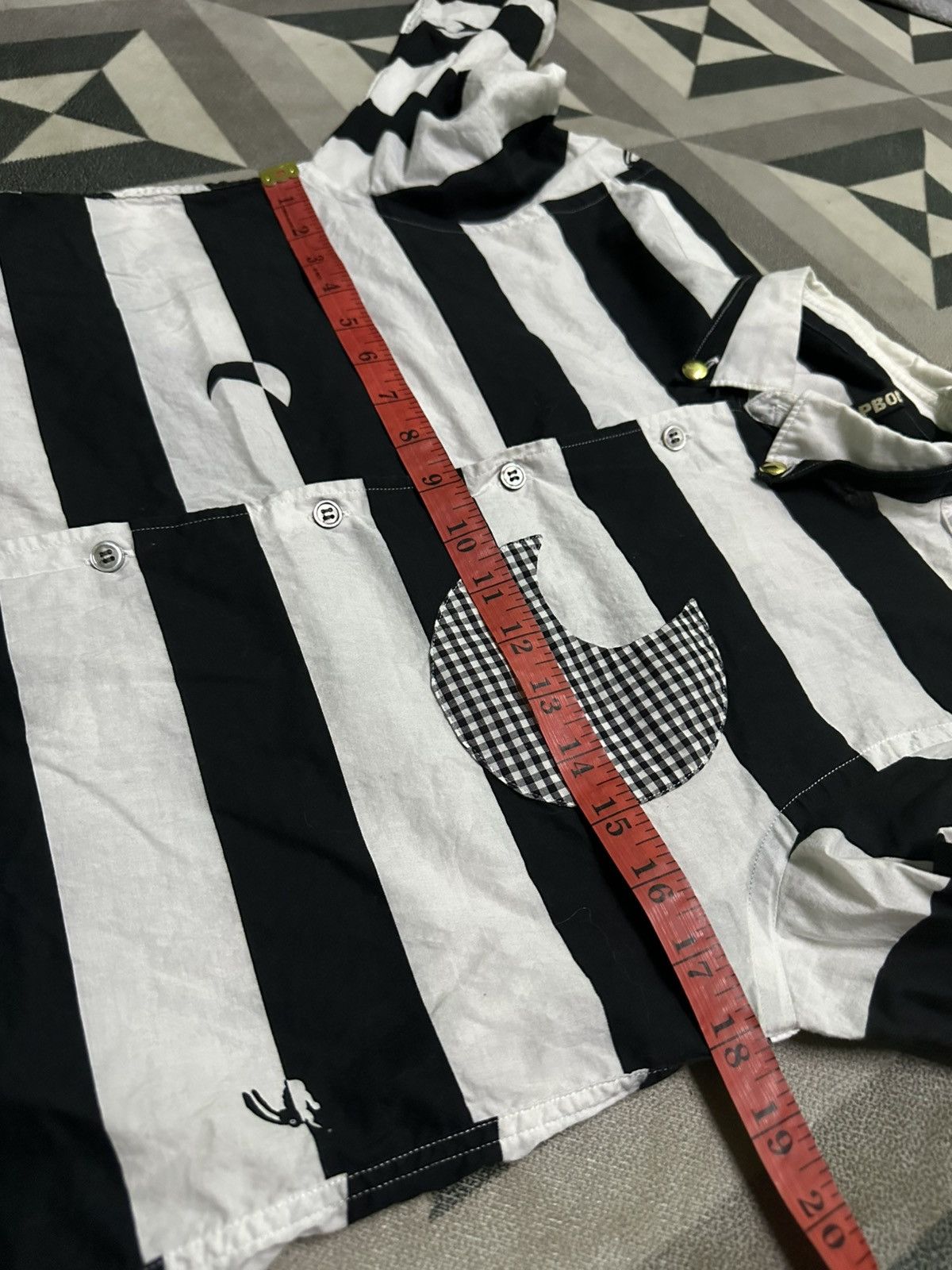 Issey Miyake Fraipbois Issey Miyake long sleeved striped shirts Size US S / EU 44-46 / 1 - 9 Thumbnail