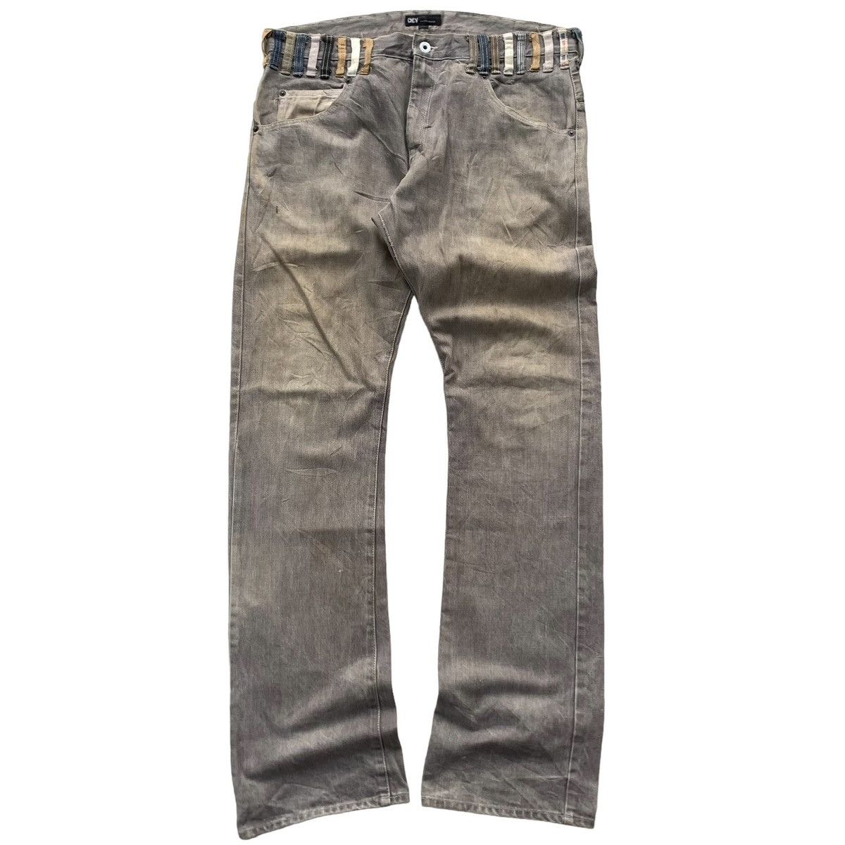 Japanese Brand × Vintage Vintage Concave Attempt Japanese Brand Mud Wash Punk Jeans Size US 34 / EU 50 - 6 Thumbnail