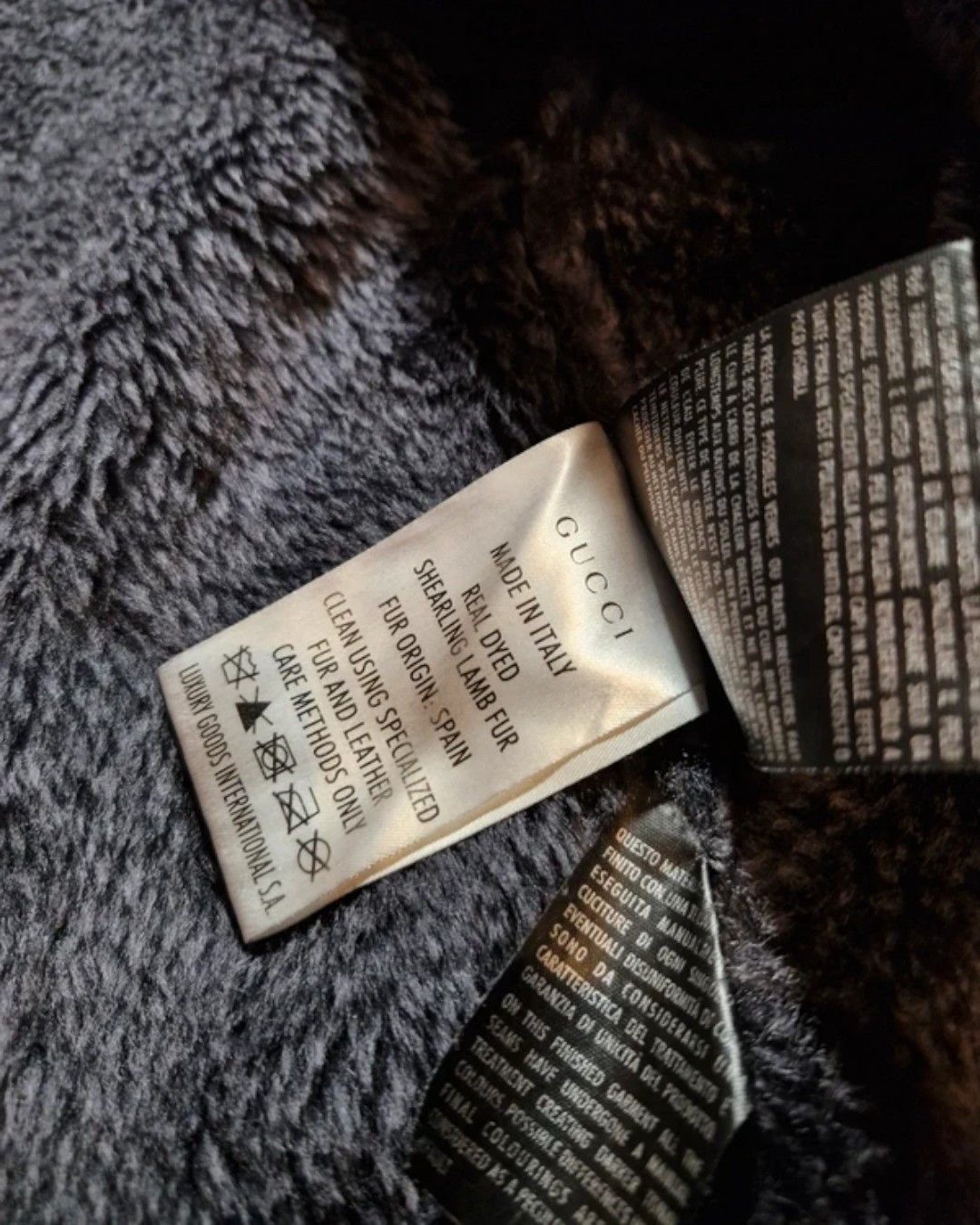 Gucci DOUBLE BREASTED SHEARLING SUEDE LEATHER COAT Size US L / EU 52-54 / 3 - 6 Thumbnail