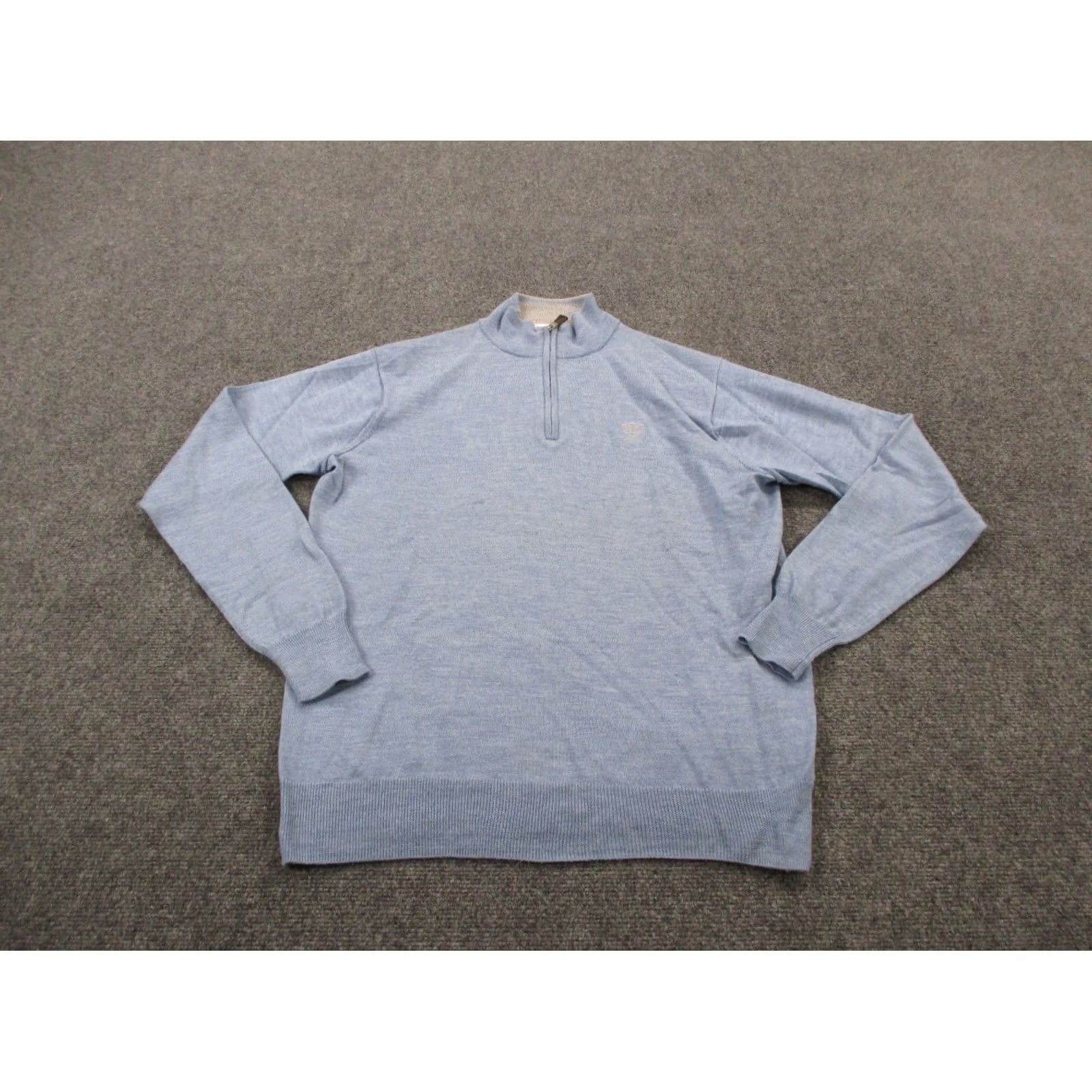 Peter Millar Peter Millar Sweater Mens M Blue Merino Wool Pullover Golf Preppy Stretch Casual Shirt Size US M / EU 48-50 / 2 - 2 Thumbnail