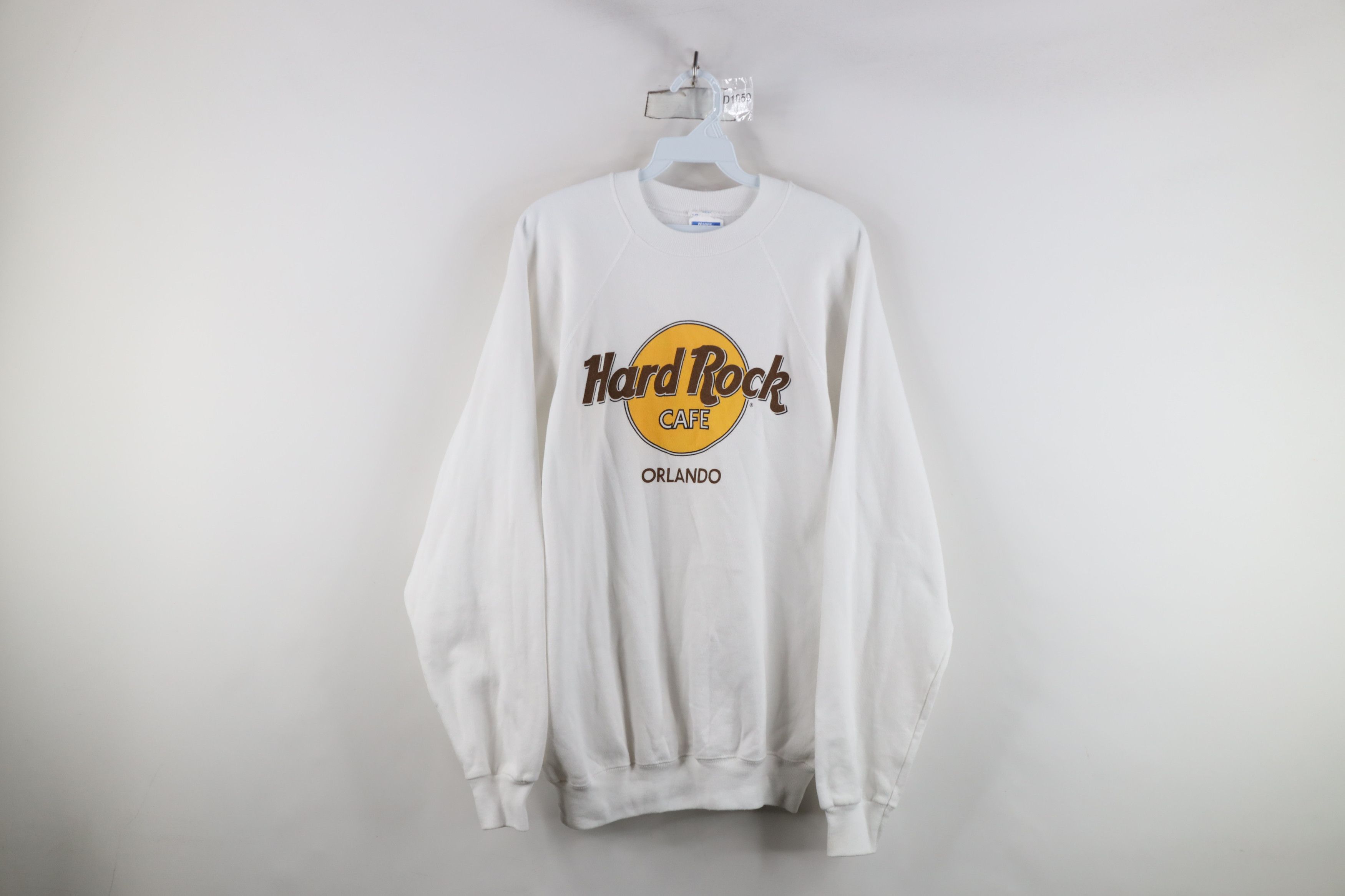 Vintage Vintage 90s Hard Rock Cafe Orlando Crewneck Sweatshirt USA Size US XL / EU 56 / 4 - 1 Thumbnail