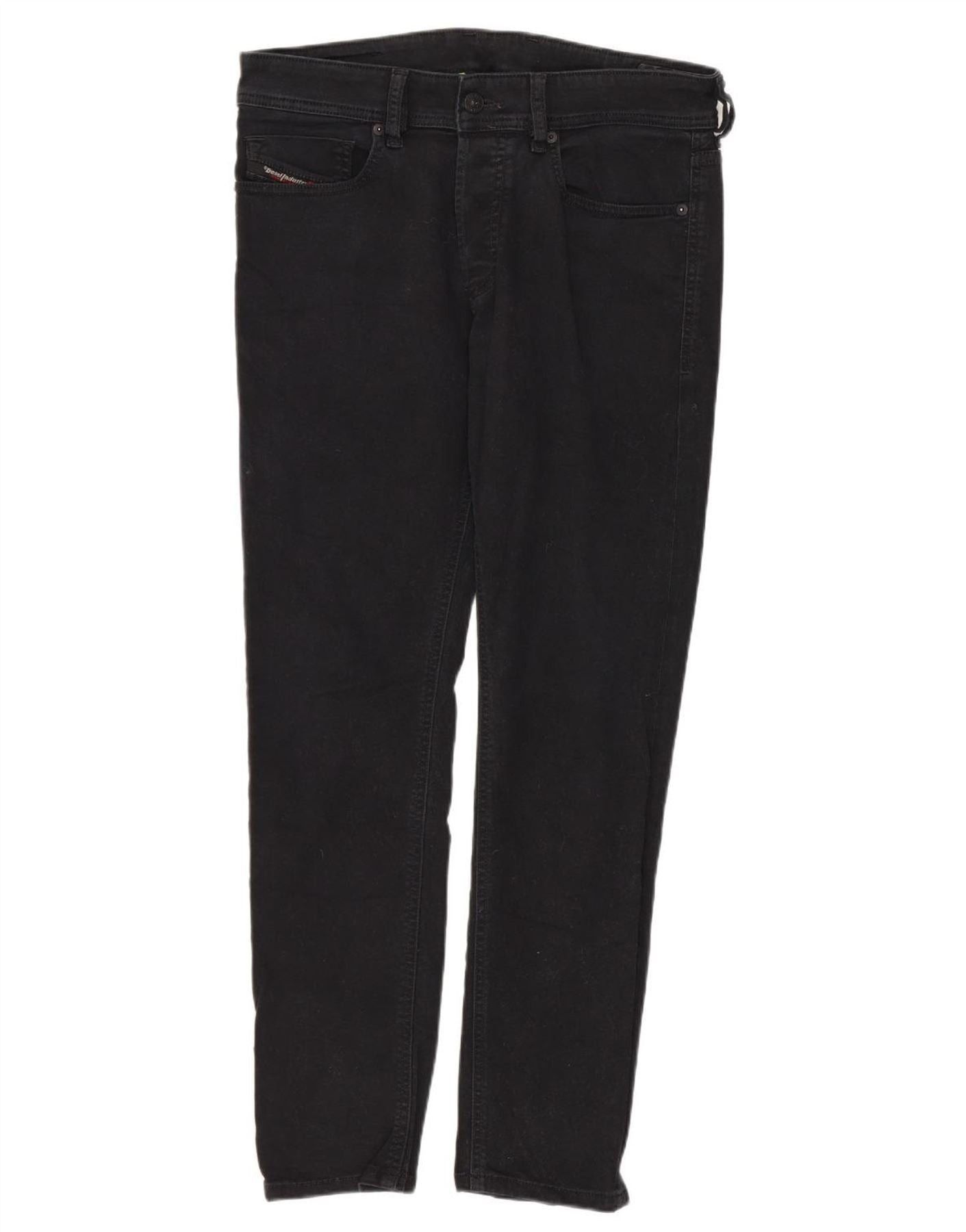 Diesel Womens Slim Jeans W30 L27 Black Cotton Size 42" / US 20 - 1 Thumbnail