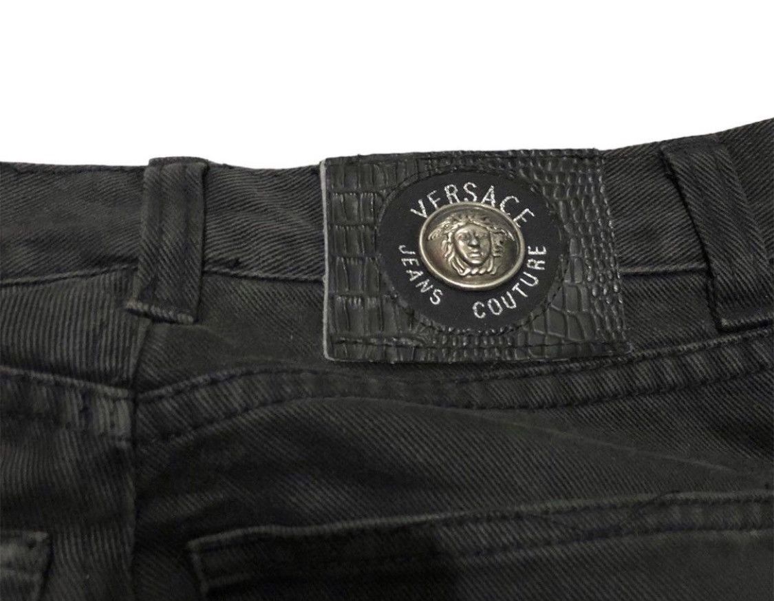 Versace × Versace Jeans Couture Vintage Versace Jeans Couture Black baggy jeans Size US 30 / EU 46 - 4 Thumbnail