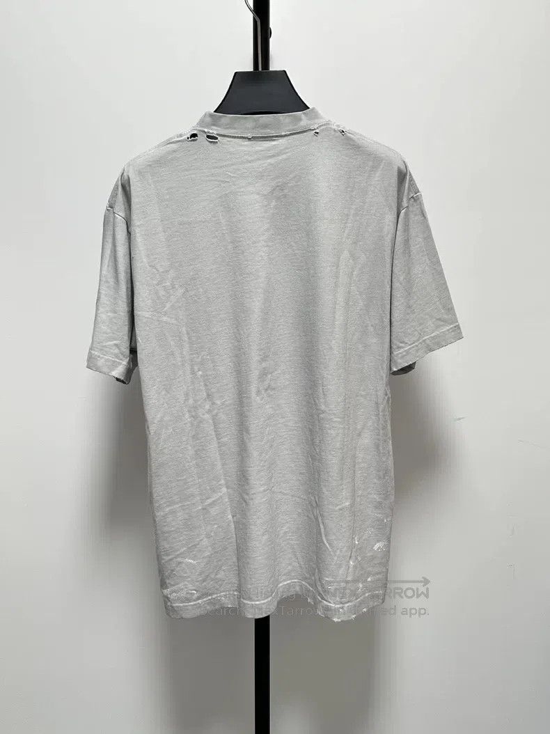 Balenciaga Balenciaga Grey Graffiti Letter Print Short Sleeve Size US XS / EU 42 / 0 - 3 Thumbnail