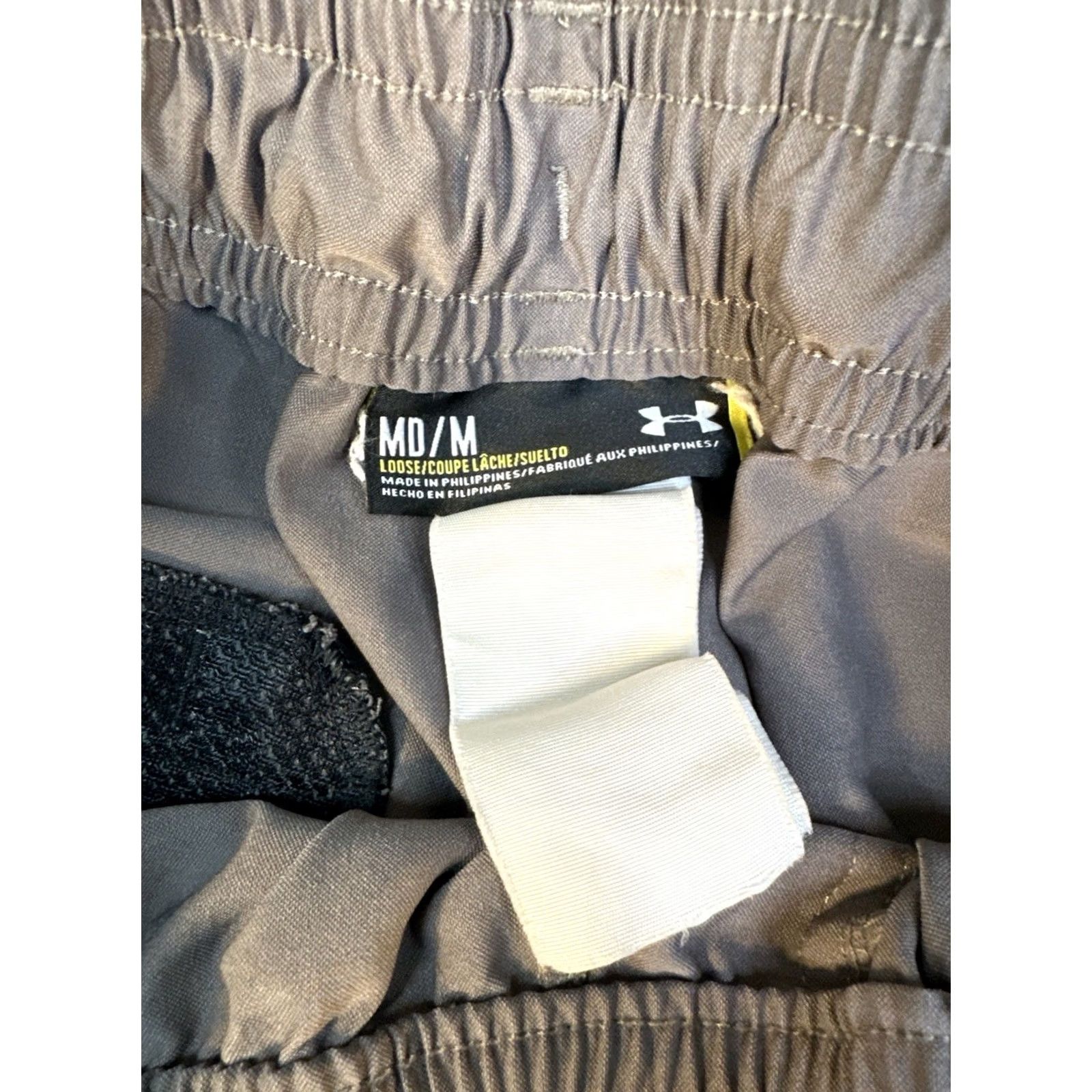 Under Armour Under Armour Mens L Training Pants Brown Jogger Zip Pocket Athletic Activewear Pants Mens Size US 33 - 2 Thumbnail