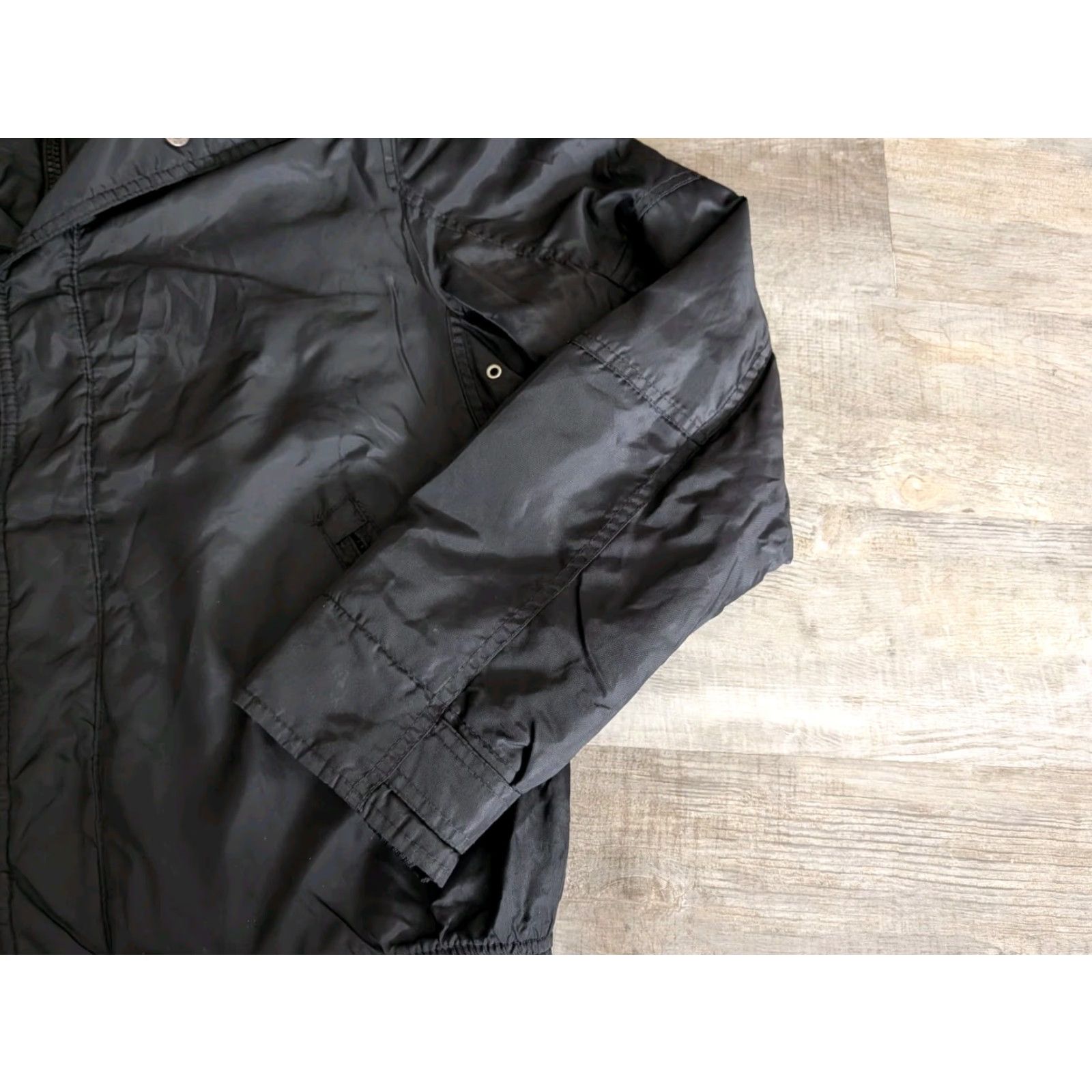 Zara Zara Man Young Collection Bomber Jacket Full Zip + Snap Lined Black Size M Regular Fit Size US M / EU 48-50 / 2 - 2 Thumbnail