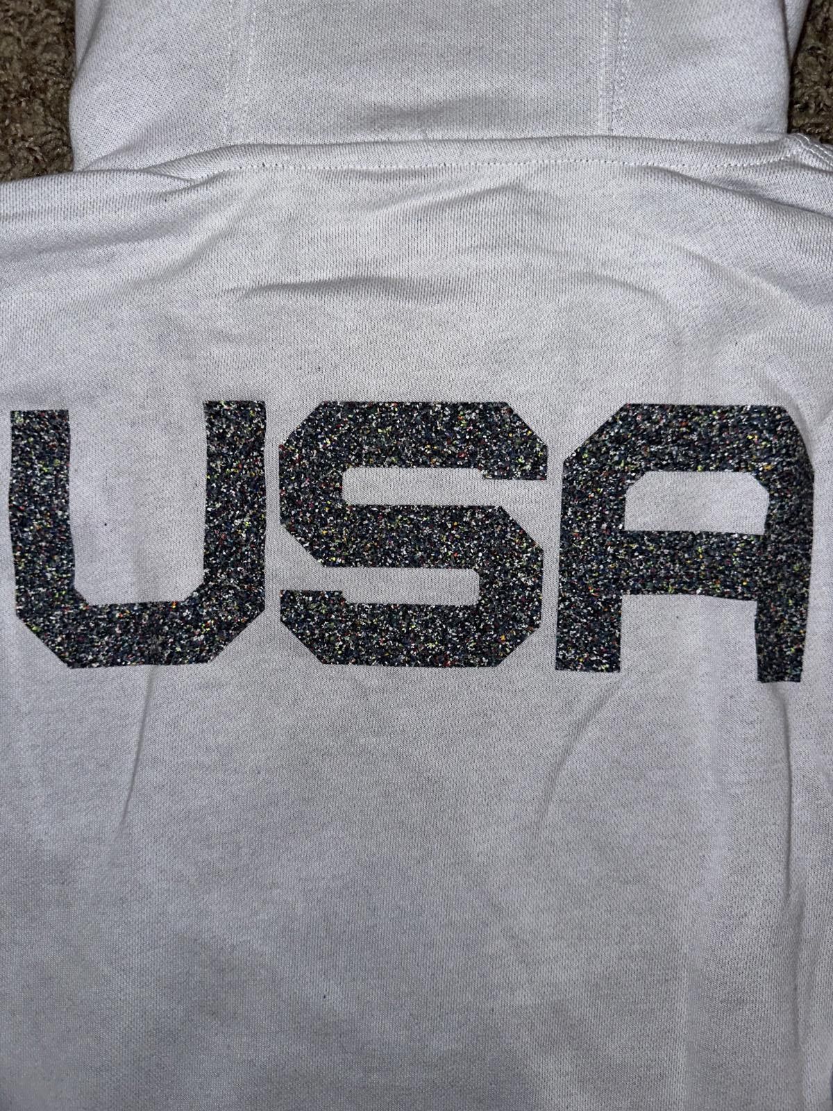 Nike Nike Men’s Heathered Gray Team USA Full-Zip Hoodie Size US XXL / EU 58 / 5 - 11 Thumbnail