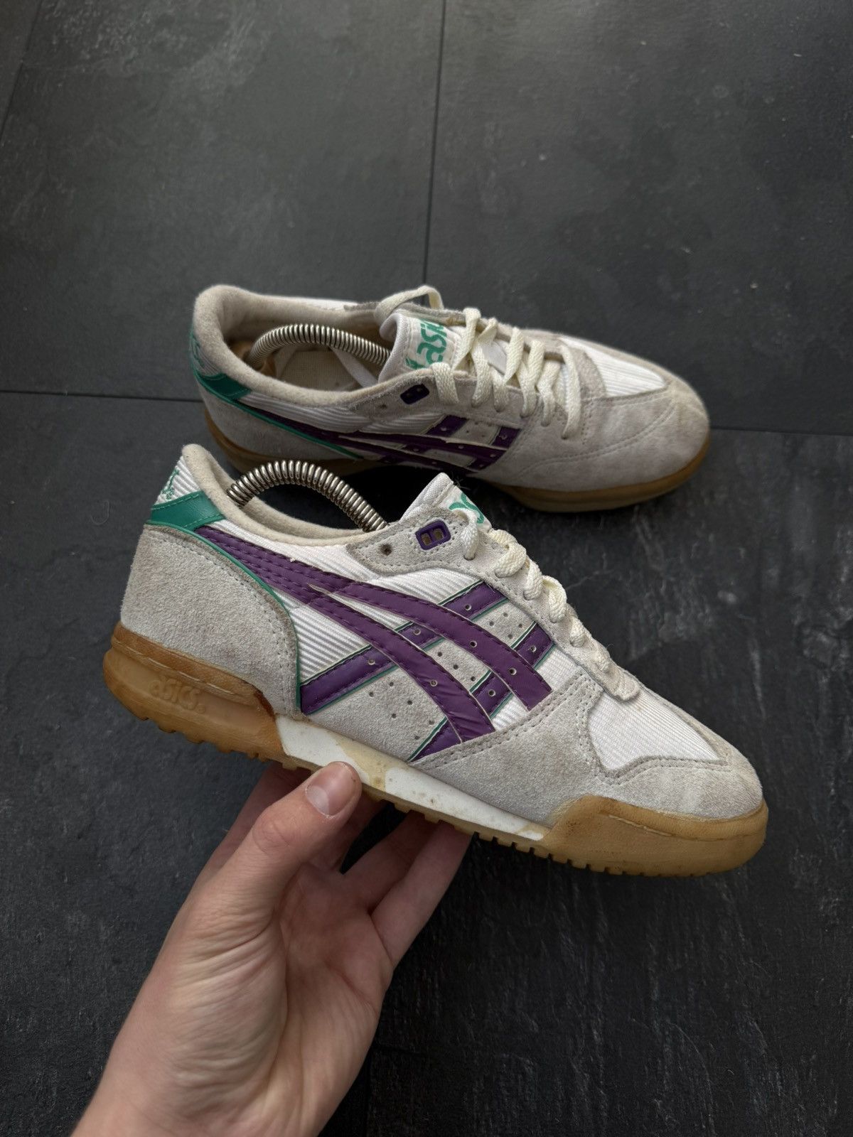Asics × Streetwear × Vintage Vintage asics rare low top sneakers Size US 6 / EU 39 - 2 Thumbnail
