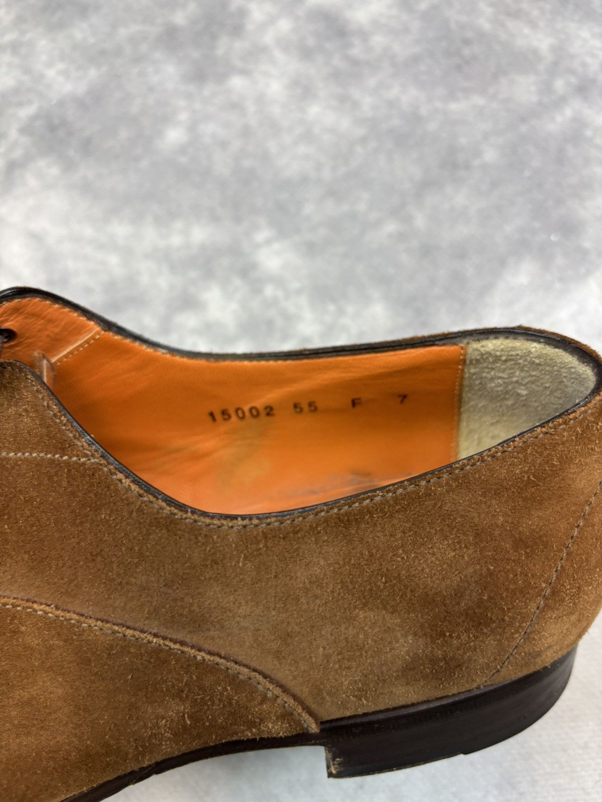 Other Santoni Leather Handmade Derby Oxford Shoes quality designer Size US 7 / EU 40 - 5 Thumbnail