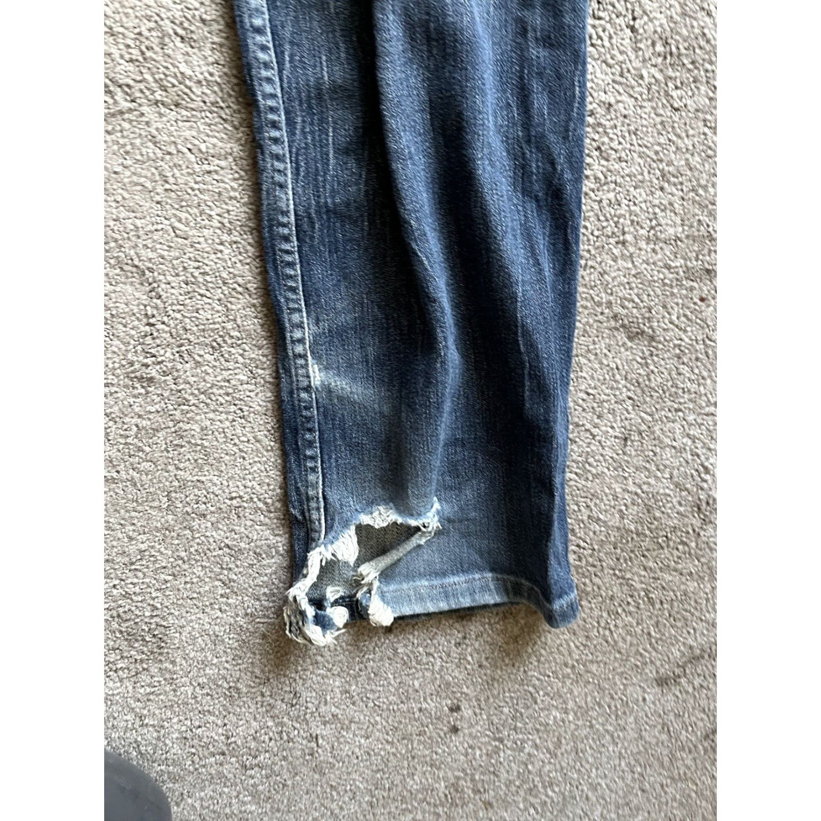 Vintage Tyndale Jeans Men's 38x32 Blue Denim Flame-Resistant Boot Cut 5-Pocket USA Mens Size US 38 / EU 54 - 6 Thumbnail