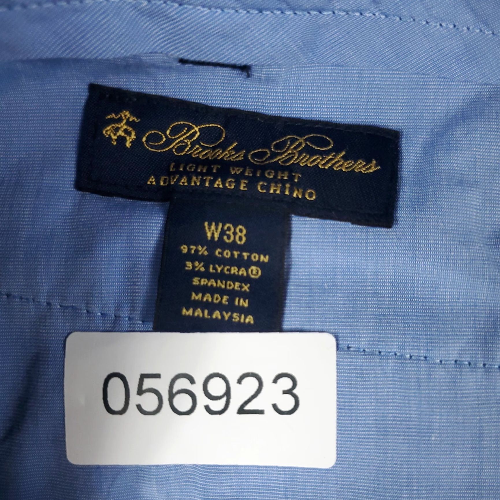 Brooks Brothers VINTAGE Brooks Brothers Mens Shorts Size 38 Cotton Pleated Chino Casual Classic Preppy Blue Size US 38 / EU 54 - 8 Thumbnail