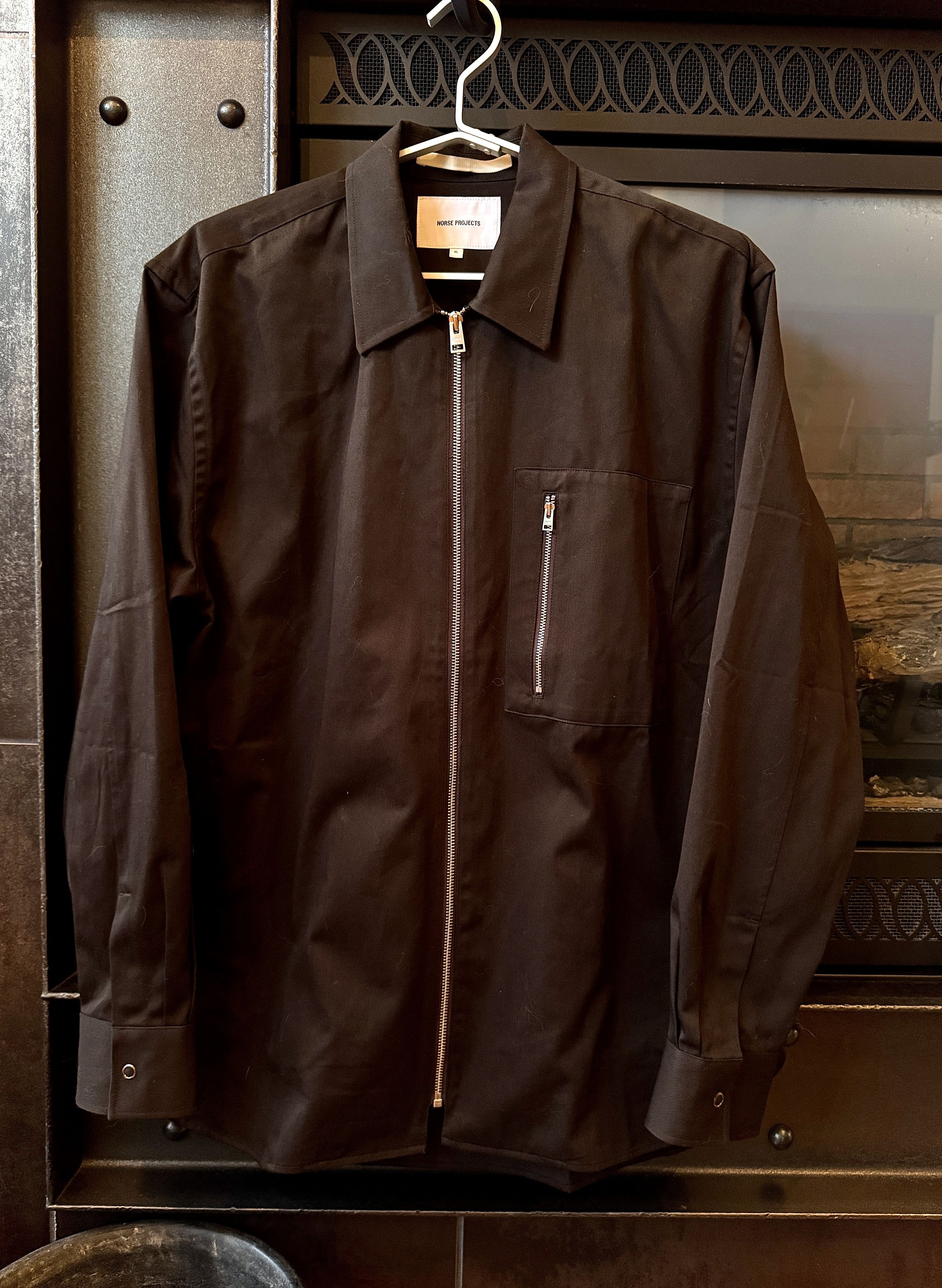 Norse Projects BRAND NEW Norse Projects Ulrik Zipped Overshirt Size US XL / EU 56 / 4 - 2 Thumbnail