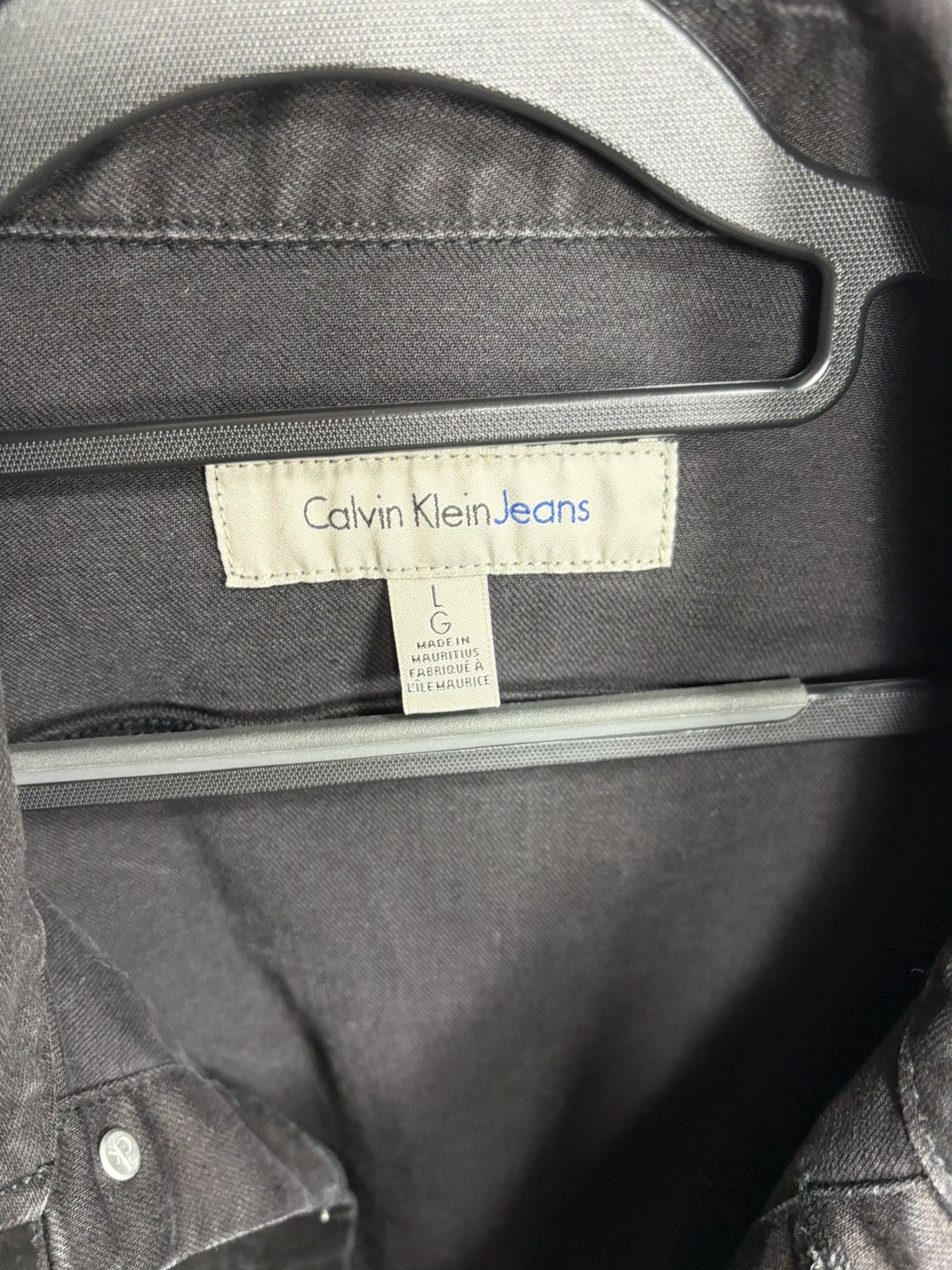 Calvin Klein × Vintage Calvin Klein Denim Jacket Size US L / EU 52-54 / 3 - 2 Thumbnail
