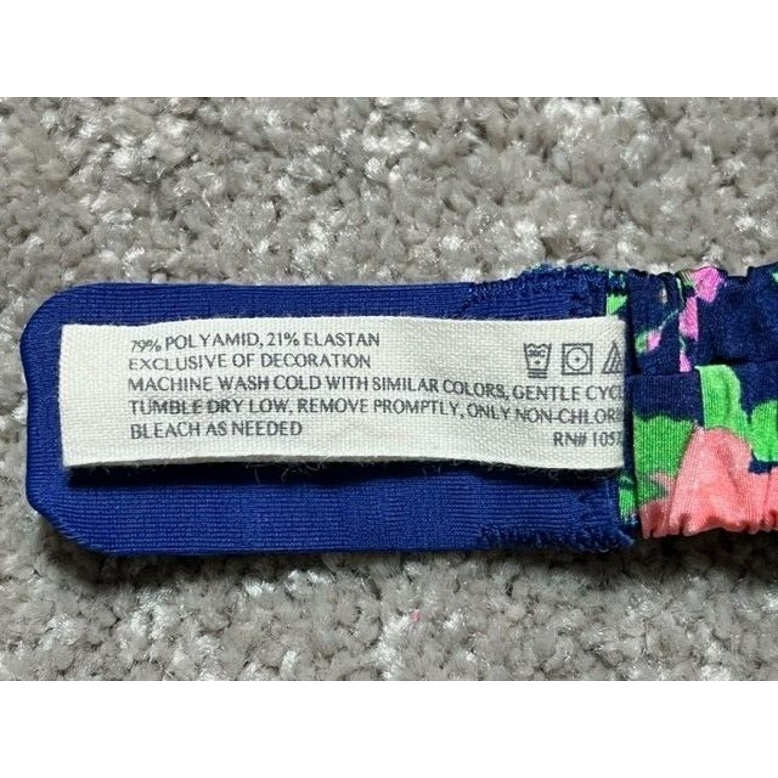 Other Underella by Ella Moss Bra 32DD Eden Floral Underwire Blue Size ONE SIZE - 7 Thumbnail