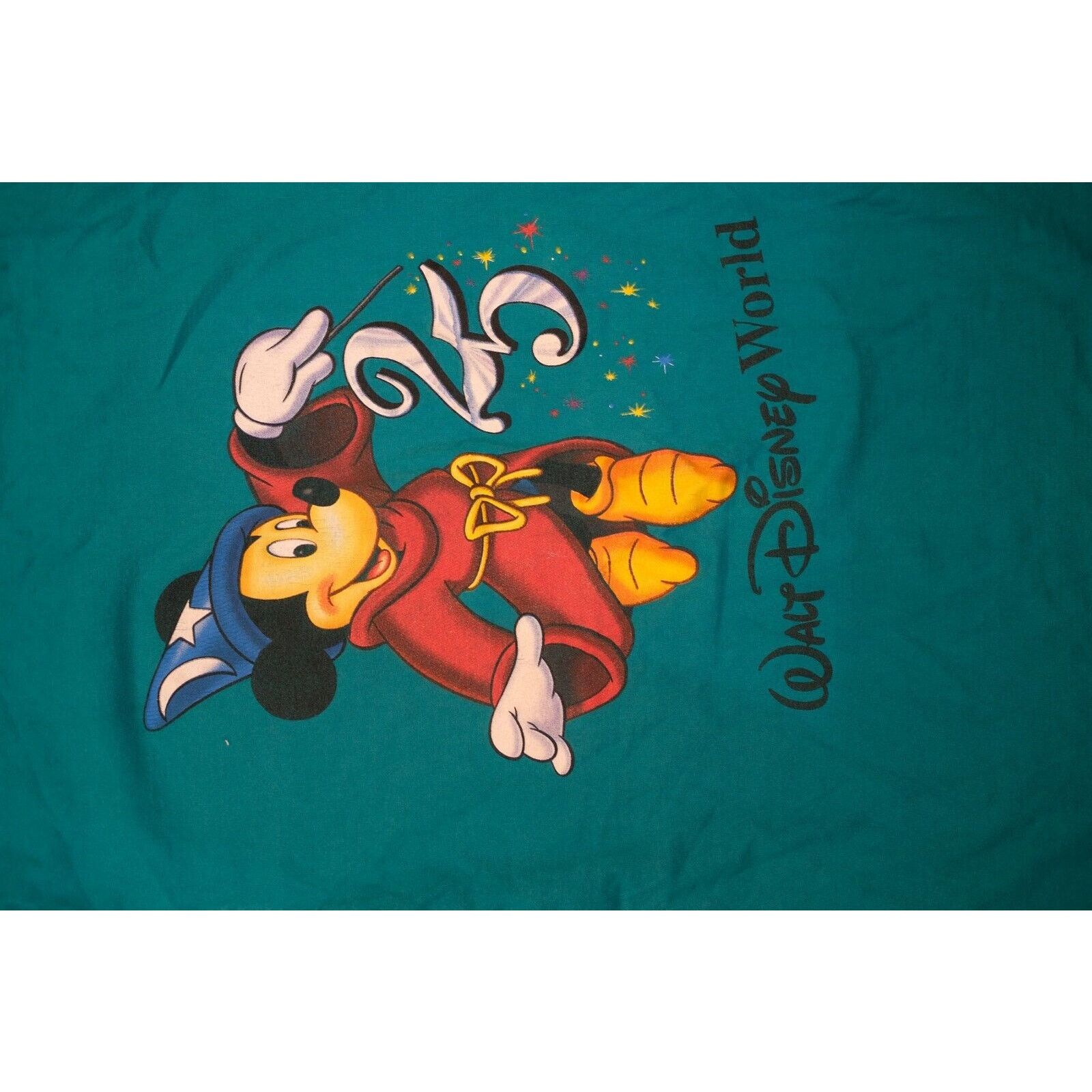 Disney Vintage 1996 Disney Mickey Mouse T-Shirt Unisex Large Blue Size US L / EU 52-54 / 3 - 2 Thumbnail