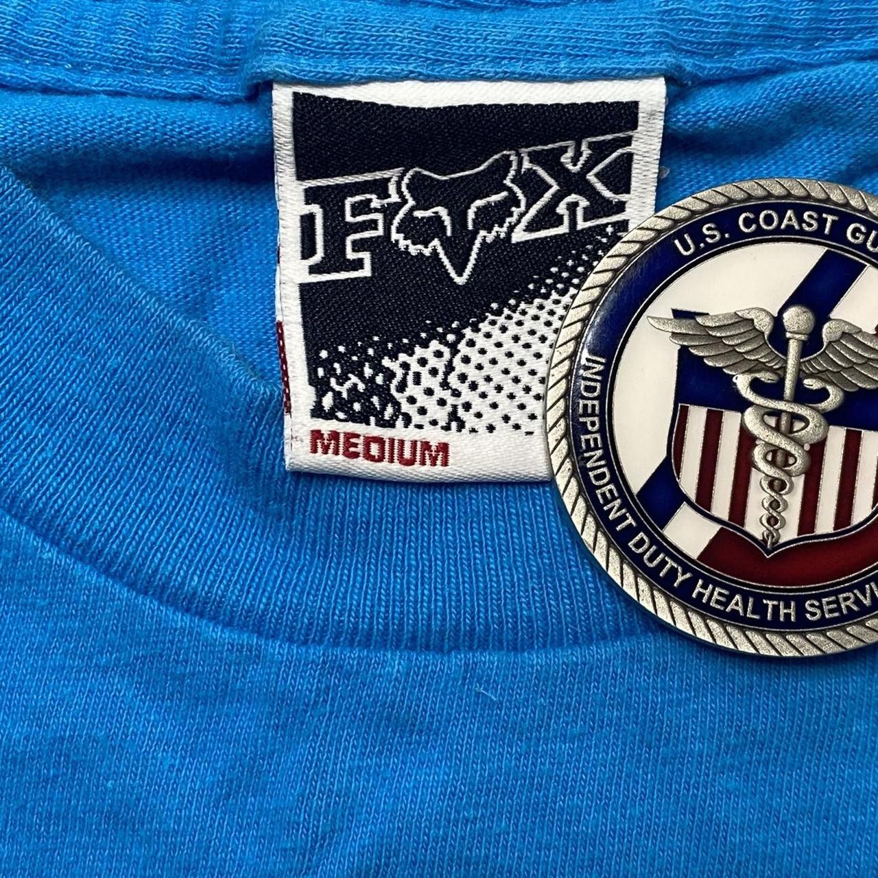 Fox Racing Vintage Fox Racing Blue Motocross Tee Size Medium Size US M / EU 48-50 / 2 - 3 Thumbnail
