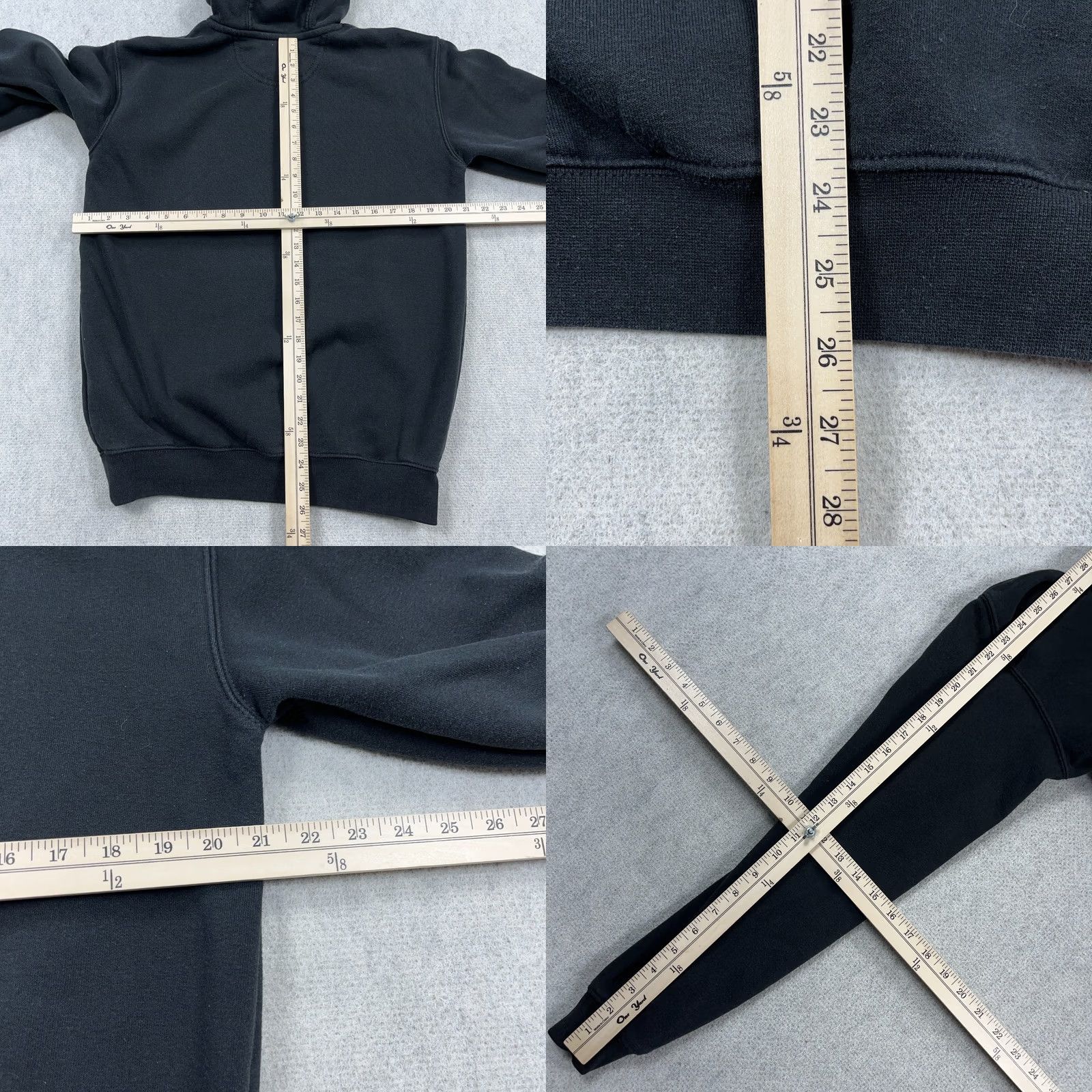 Carhartt Carhartt Hoodie Men Small Black Sweatshirt Spell Out Loose Fit Faded Retro Adult Size US S / EU 44-46 / 1 - 8 Thumbnail