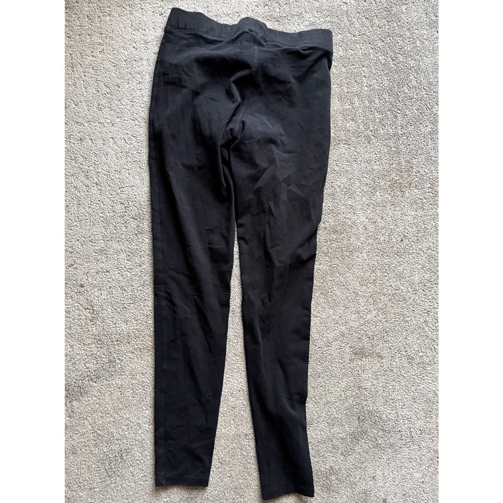 Express Express Women's Leggings Small Mid Rise Black Stretch Ankle Workout Pants Solids Size 28" / US 6 / IT 42 - 4 Thumbnail