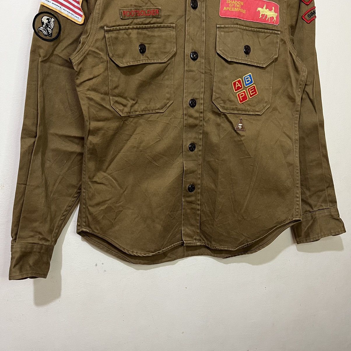Bape OG BAPE Boy Scout Button Up Long Sleeve Size US S / EU 44-46 / 1 - 3 Thumbnail
