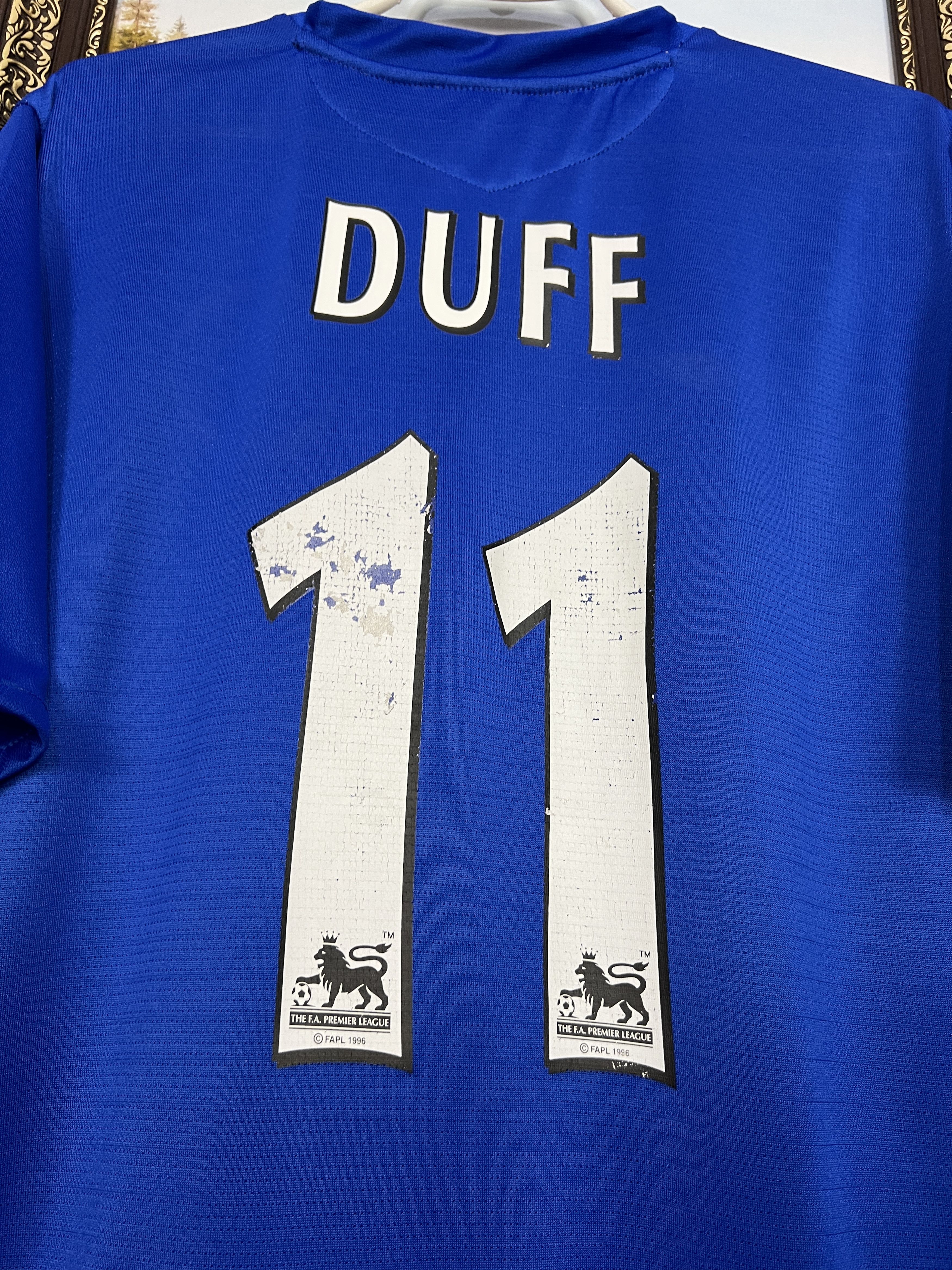 Umbro Chelsea Home football shirt 2005 Soccer #11 Duff Umbro Size US L / EU 52-54 / 3 - 13 Thumbnail