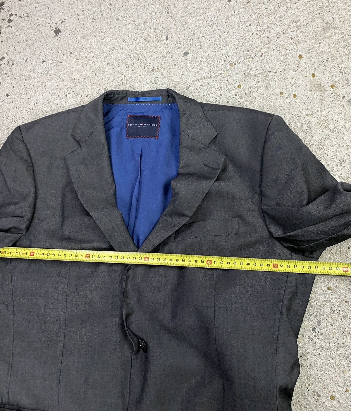 Tommy hilfiger suit grey old money classy