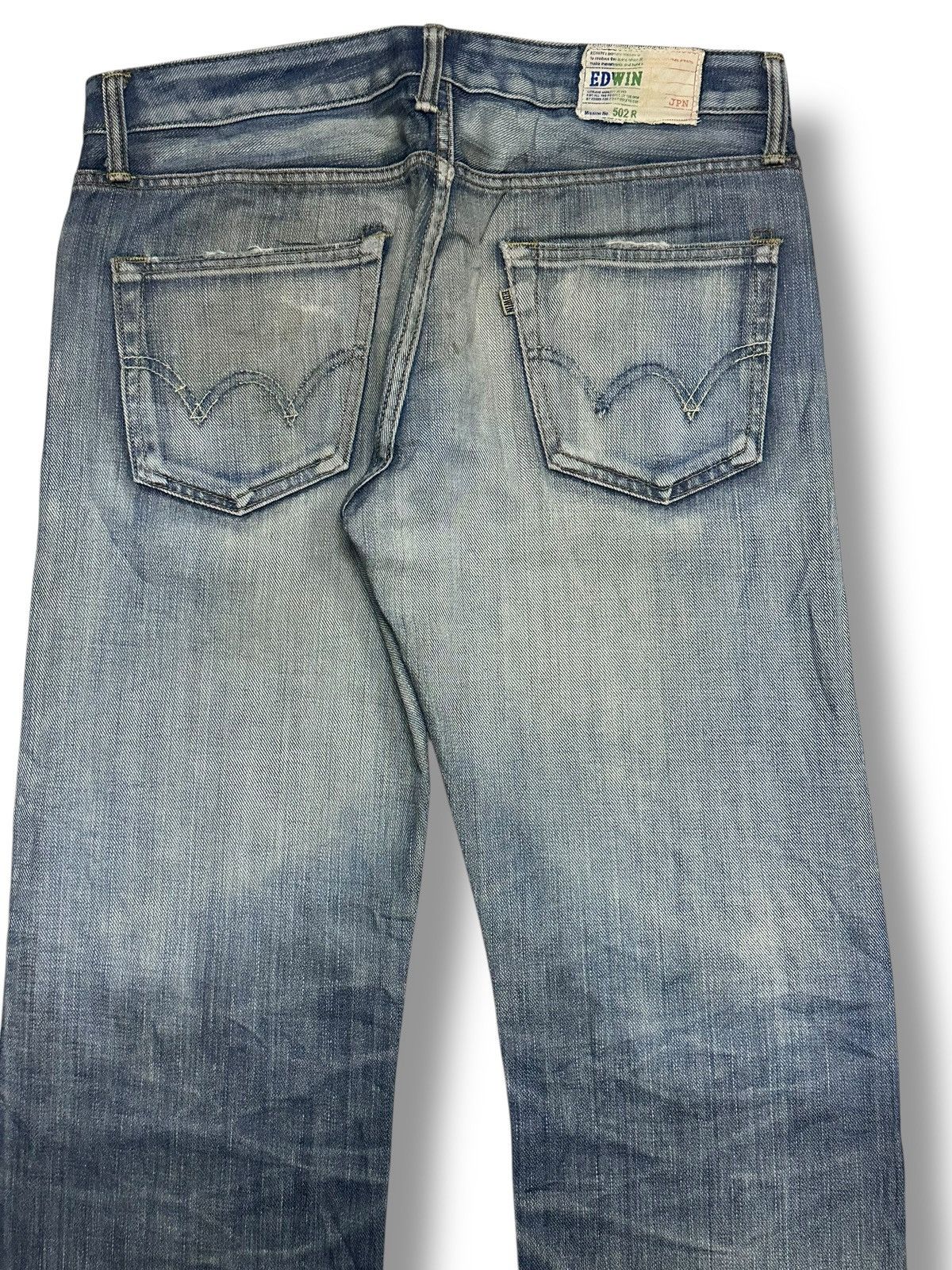 Edwin Edwin 502R Vintage Straight Loose With Faded Wash Size US 34 / EU 50 - 6 Thumbnail
