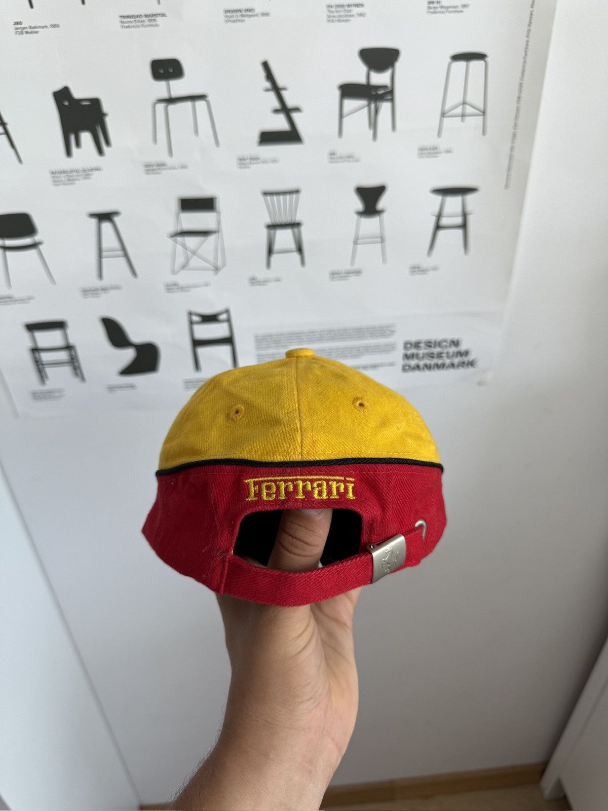 Ferrari Vintage 90s Ferrari racing big logo cap f1 nascar italy y2k Size ONE SIZE - 4 Thumbnail