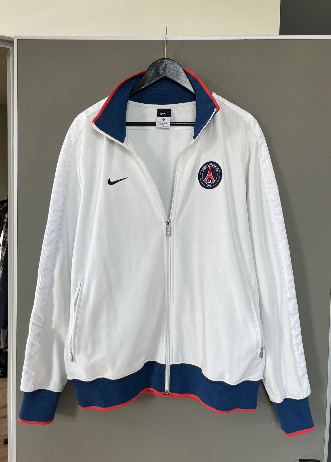 Nike Nike PSG Paris Saint-Germain Track Sport Zip Jacket Size US XL / EU 56 / 4 - 1 Thumbnail