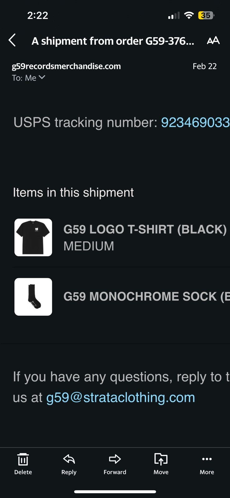 G59 Records G59 Logo T-Shirt Size US M / EU 48-50 / 2 - 4 Thumbnail