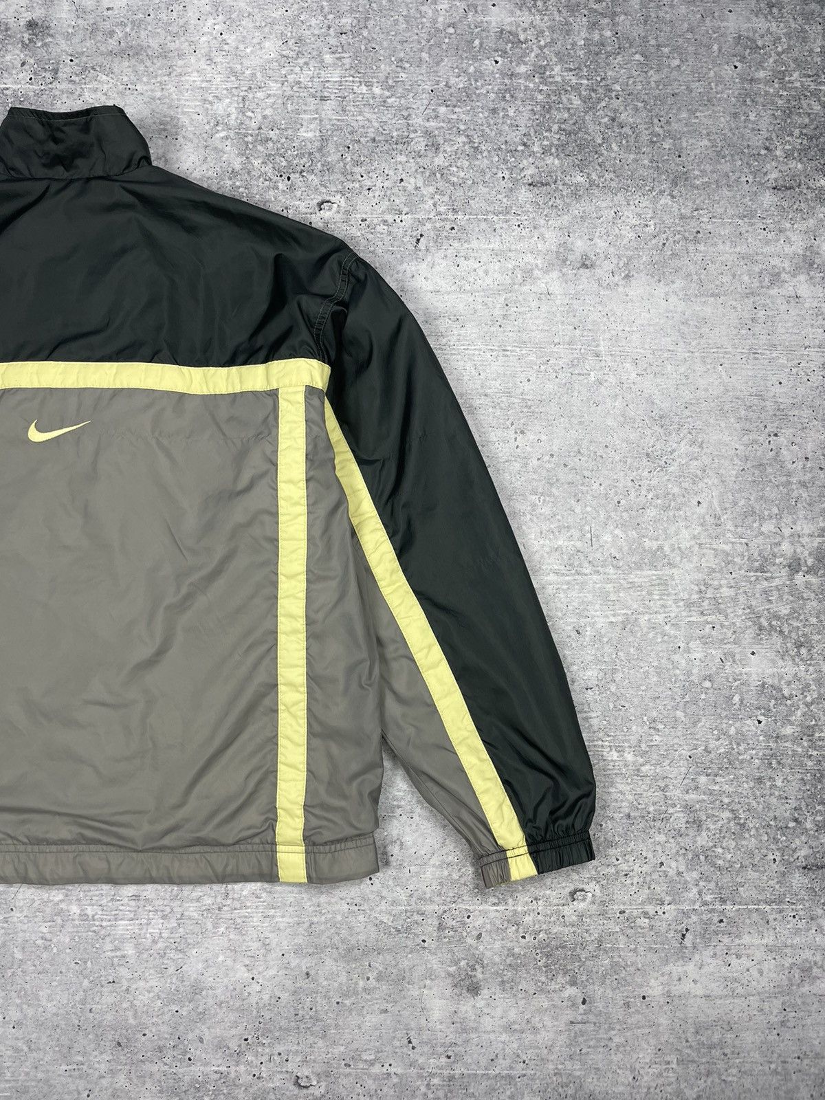 Nike × Vintage Vintage Nike 90’s Y2K Style Drill Nylon Big Back Logo Bomber Size US S / EU 44-46 / 1 - 16 Thumbnail