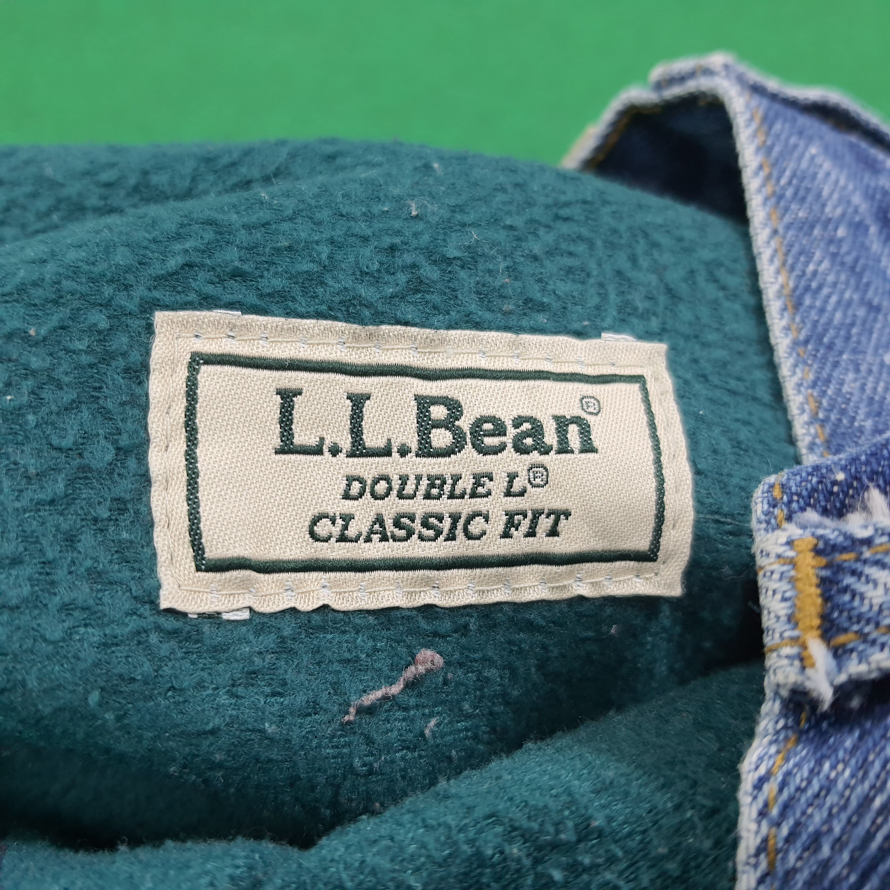 L.L. Bean Vintage L.L. Bean Classic Fleece Lines Jeans C280N1 Size US 33 - 8 Thumbnail