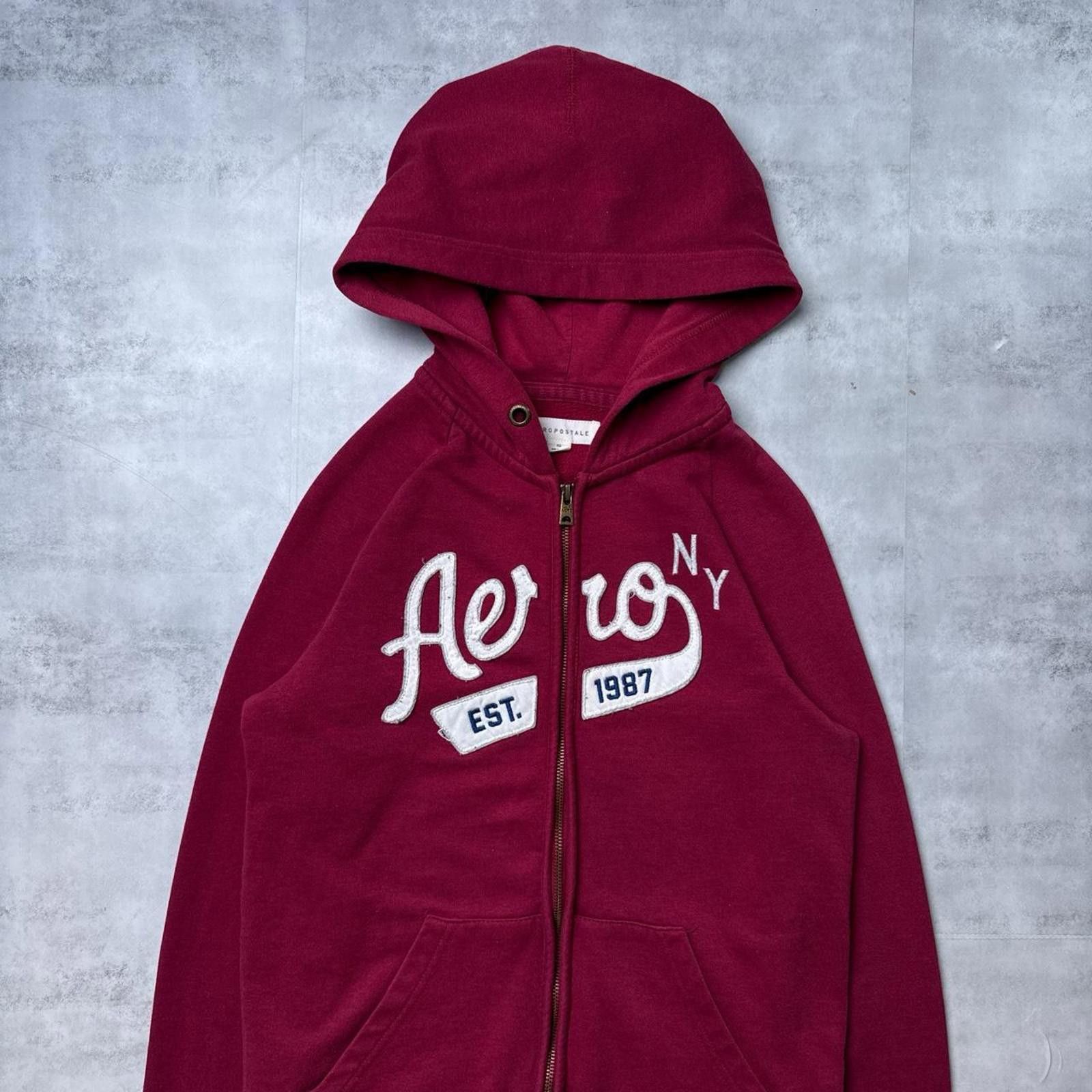 Aeropostale Y2K Aeropostale 00s Red Hoodie Jacket Size US XS / EU 42 / 0 - 3 Thumbnail