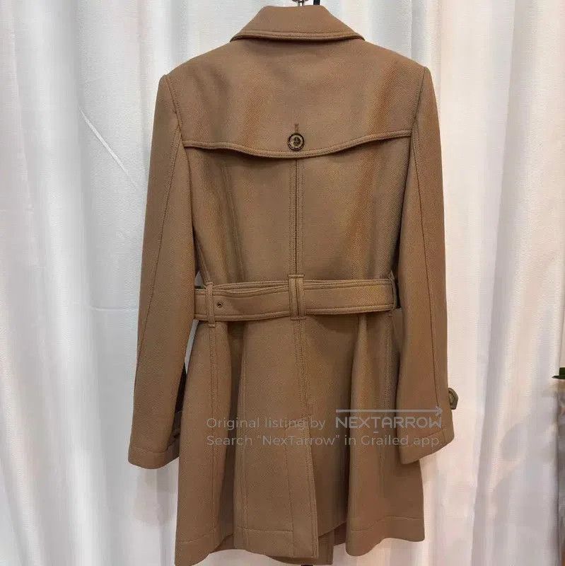 Burberry Burberry Camel Wool Long Coat for Women. Size M / US 6-8 / IT 42-44 - 9 Thumbnail