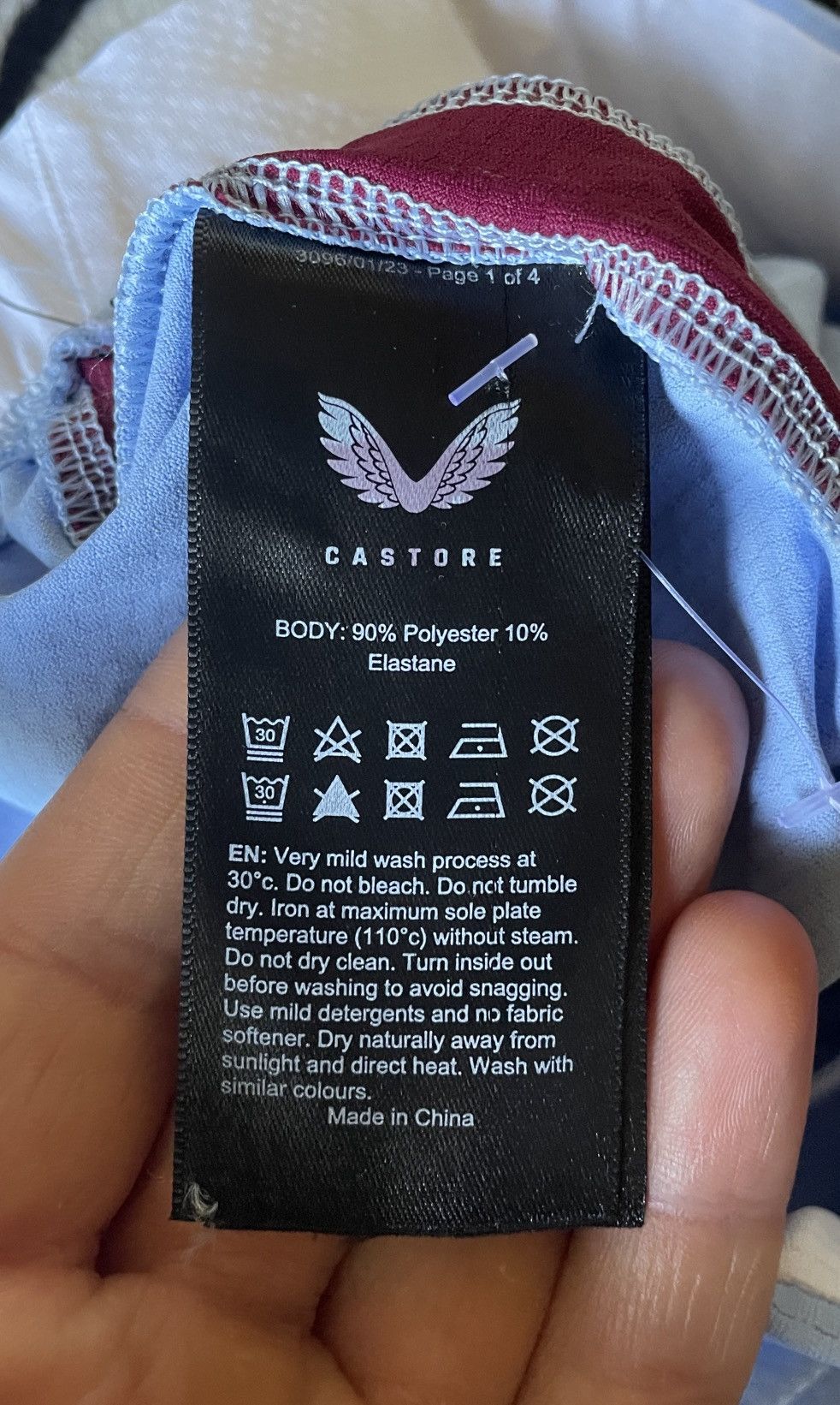 Castore NWT Aston Villa Castore 2023/24 Football Soccer Shorts Size US 34 / EU 50 - 11 Thumbnail