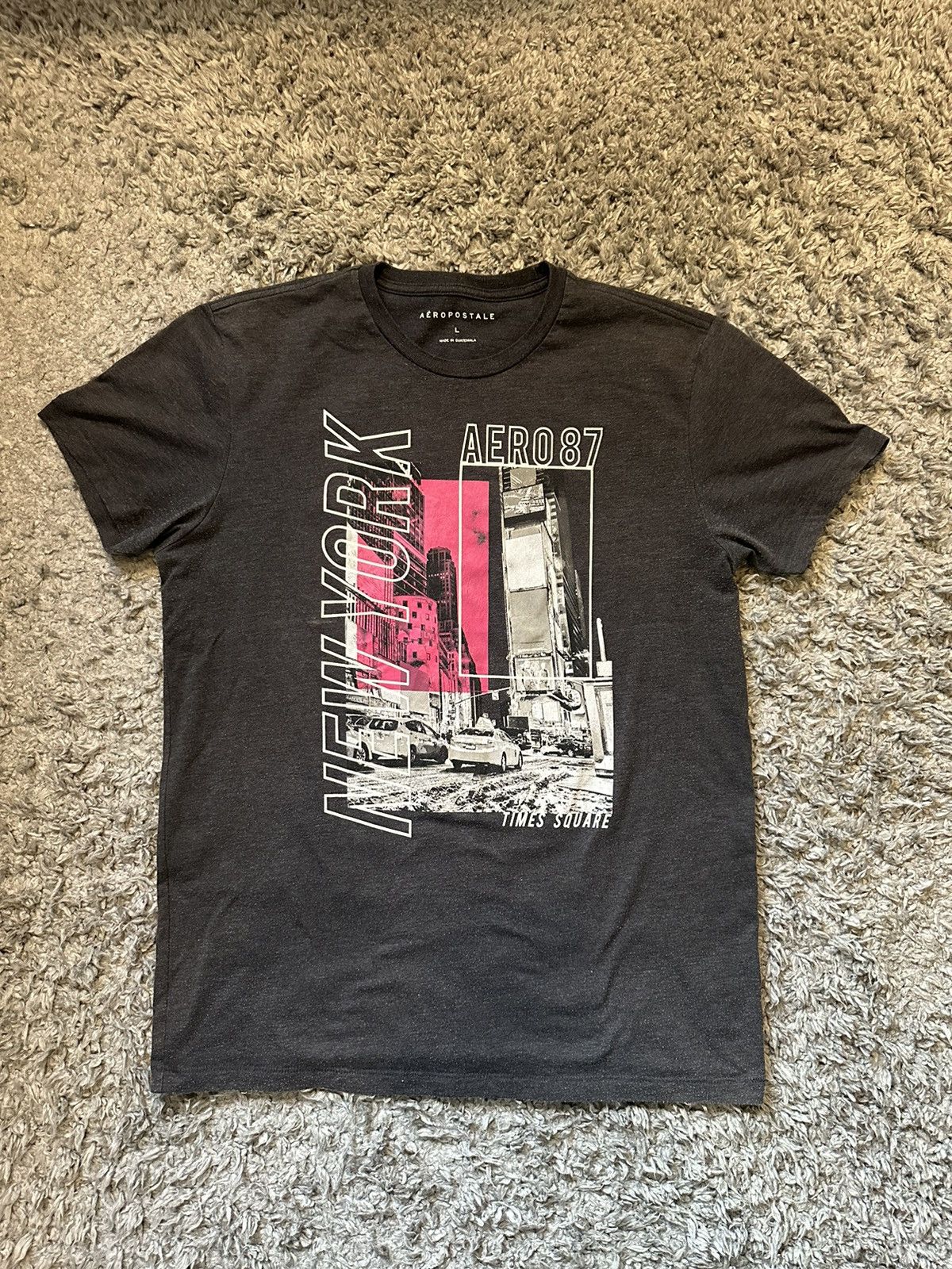 Aeropostale New York Times Square Graphic tee Size US L / EU 52-54 / 3 - 1 Thumbnail