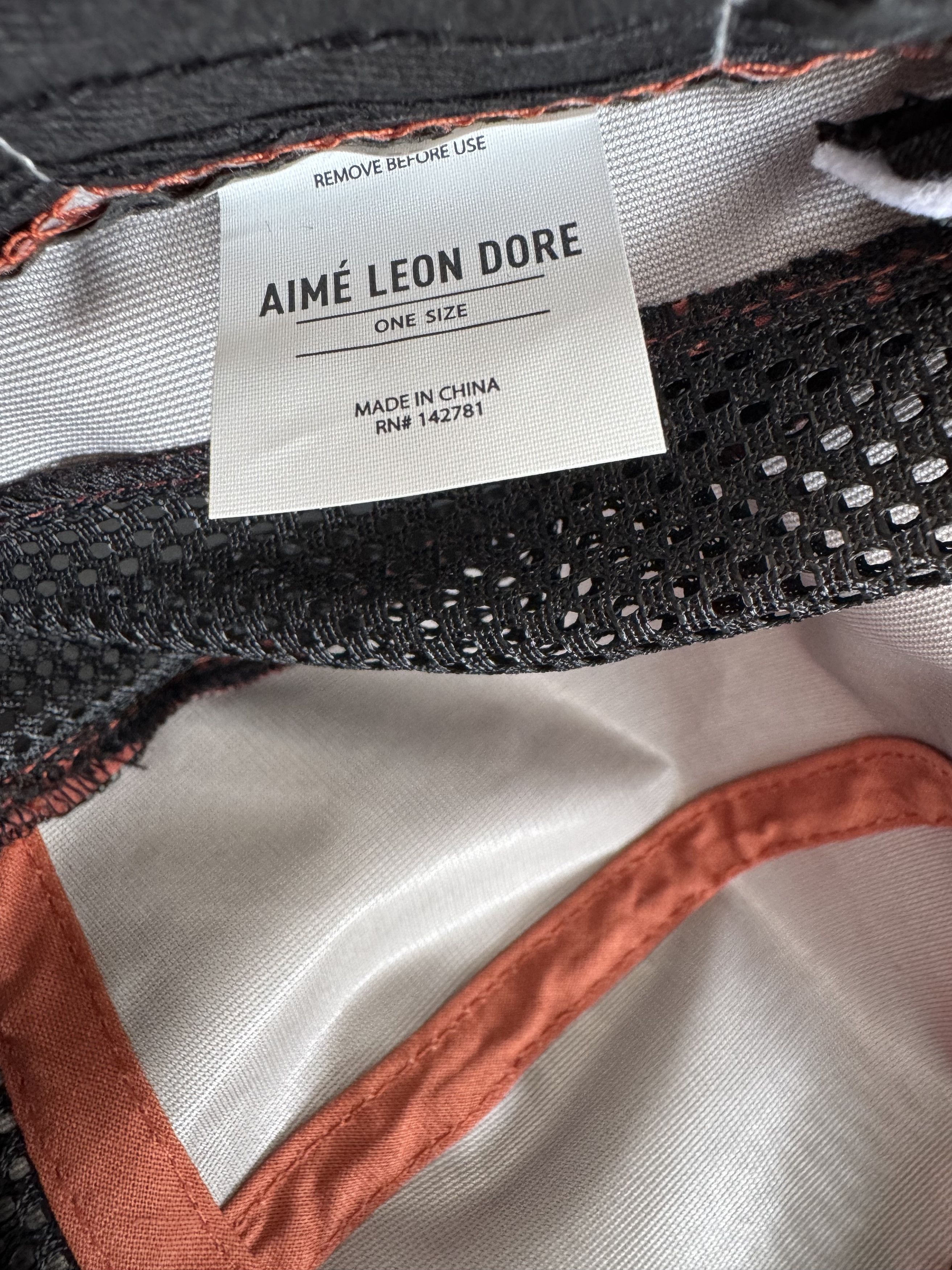 Aime Leon Dore × Woolrich Woolen Mills Aime Leon Dore x Woolrich Cap, Orange Size ONE SIZE - 5 Thumbnail