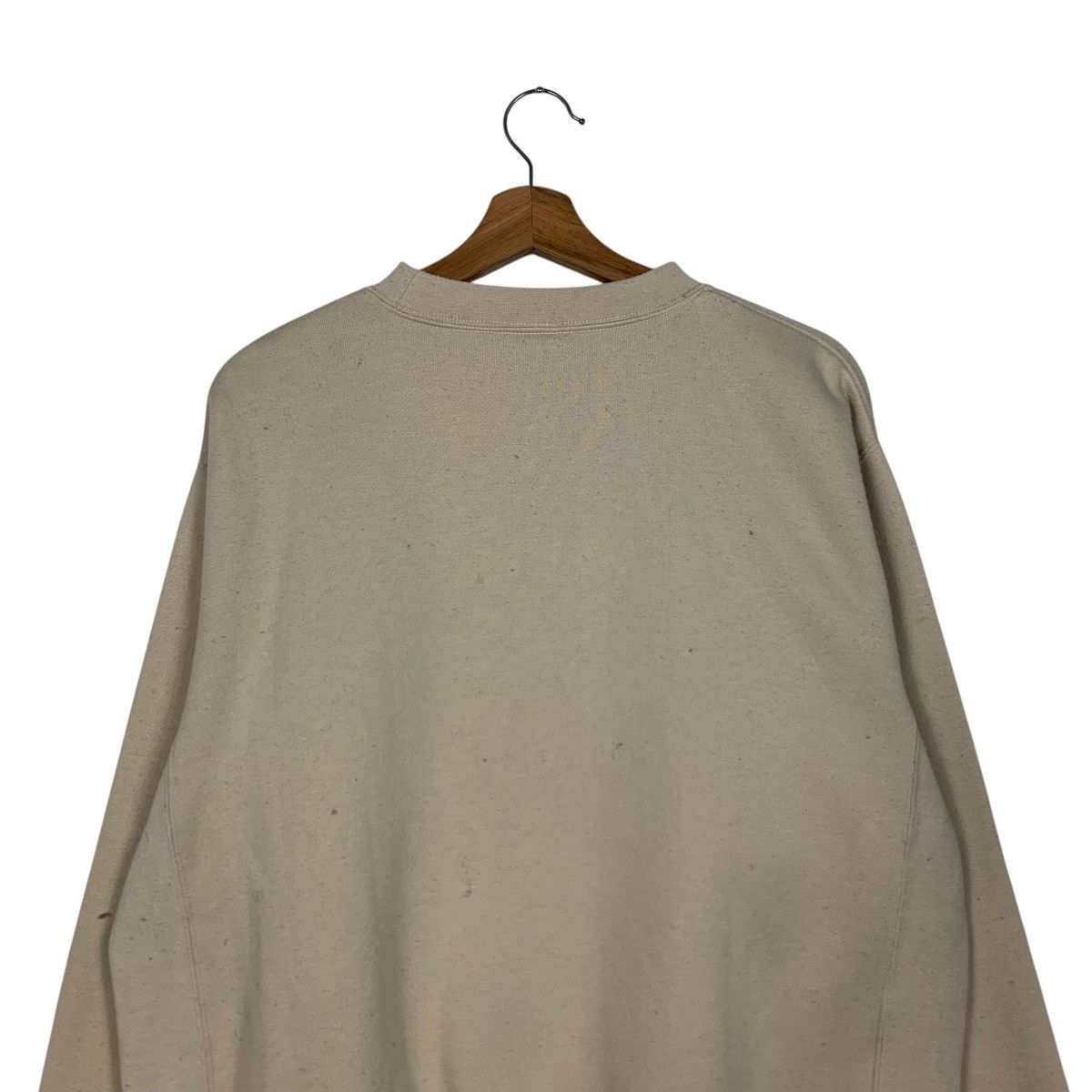 Champion CHAMPION Small Logo Crewneck Sweatshirt Nude #2007-C87 Size US M / EU 48-50 / 2 - 8 Thumbnail