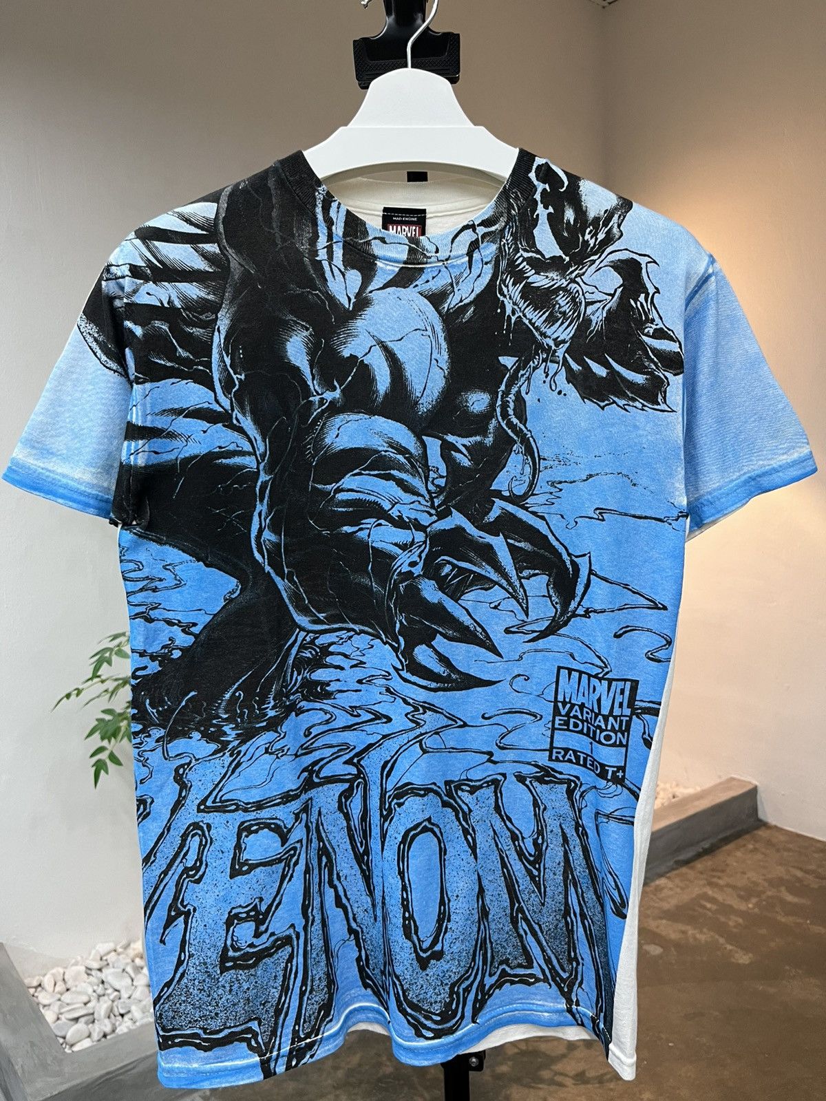 Marvel Venom Variant Edition Comic Cover Tee Mad Engine Tag