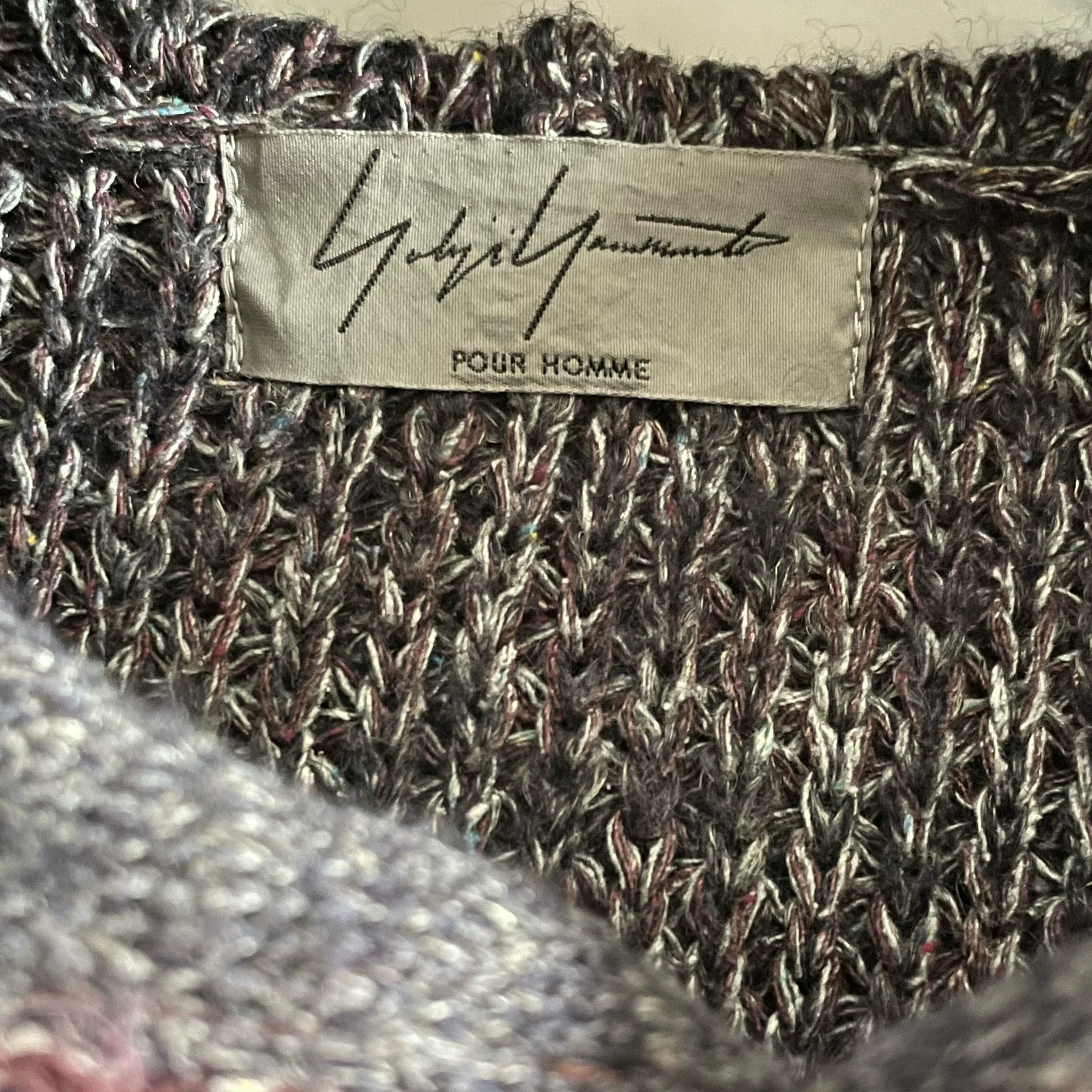 Yohji Yamamoto Yohji Yamamoto PourHomme F/W14 Wool Blend Knit Coat 3 Size US L / EU 52-54 / 3 - 7 Thumbnail