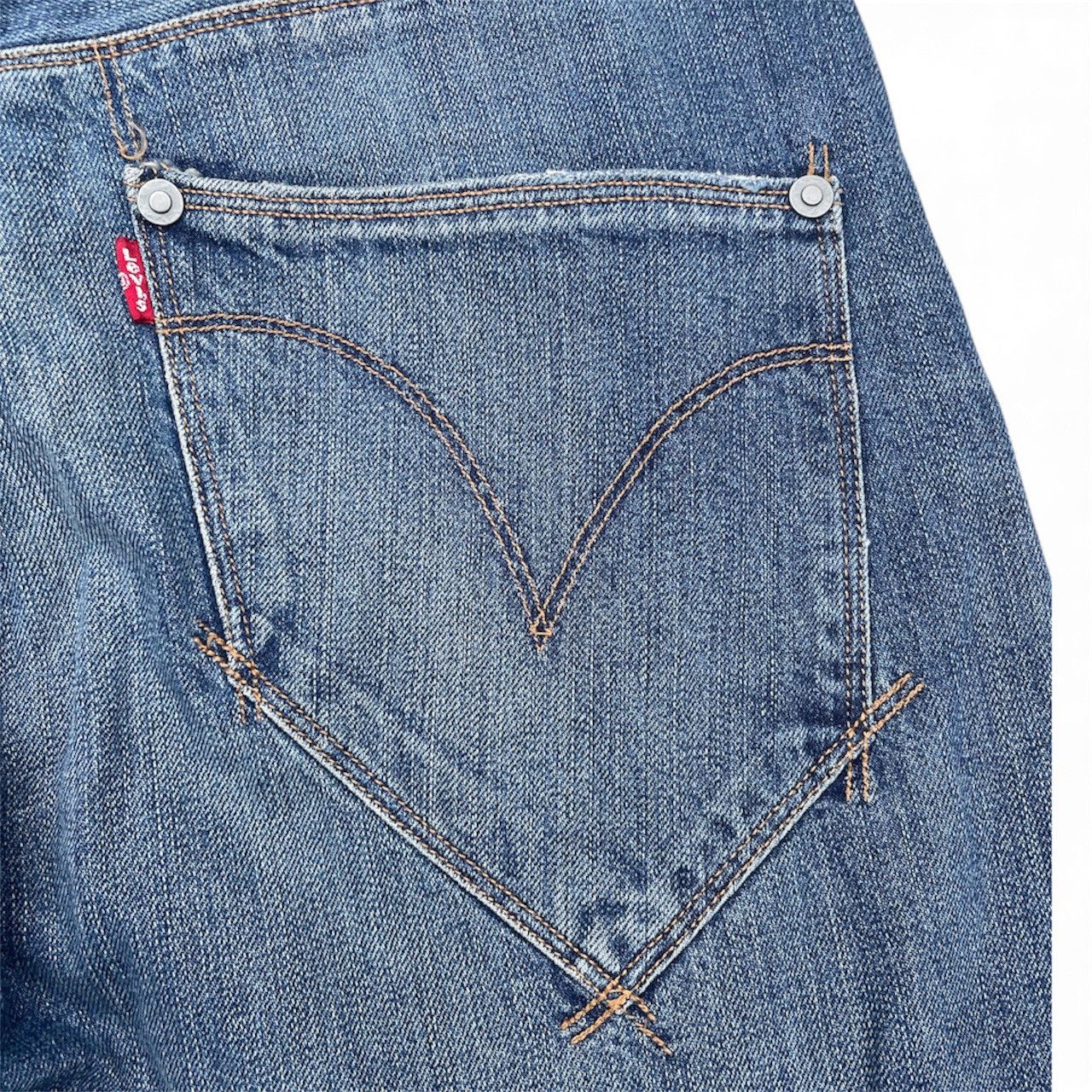 Engineered Garments × Levi's Vintage Levi’s Engineered Jeans Twisted Leg Seam 1999 Raw Size US 31 - 5 Thumbnail