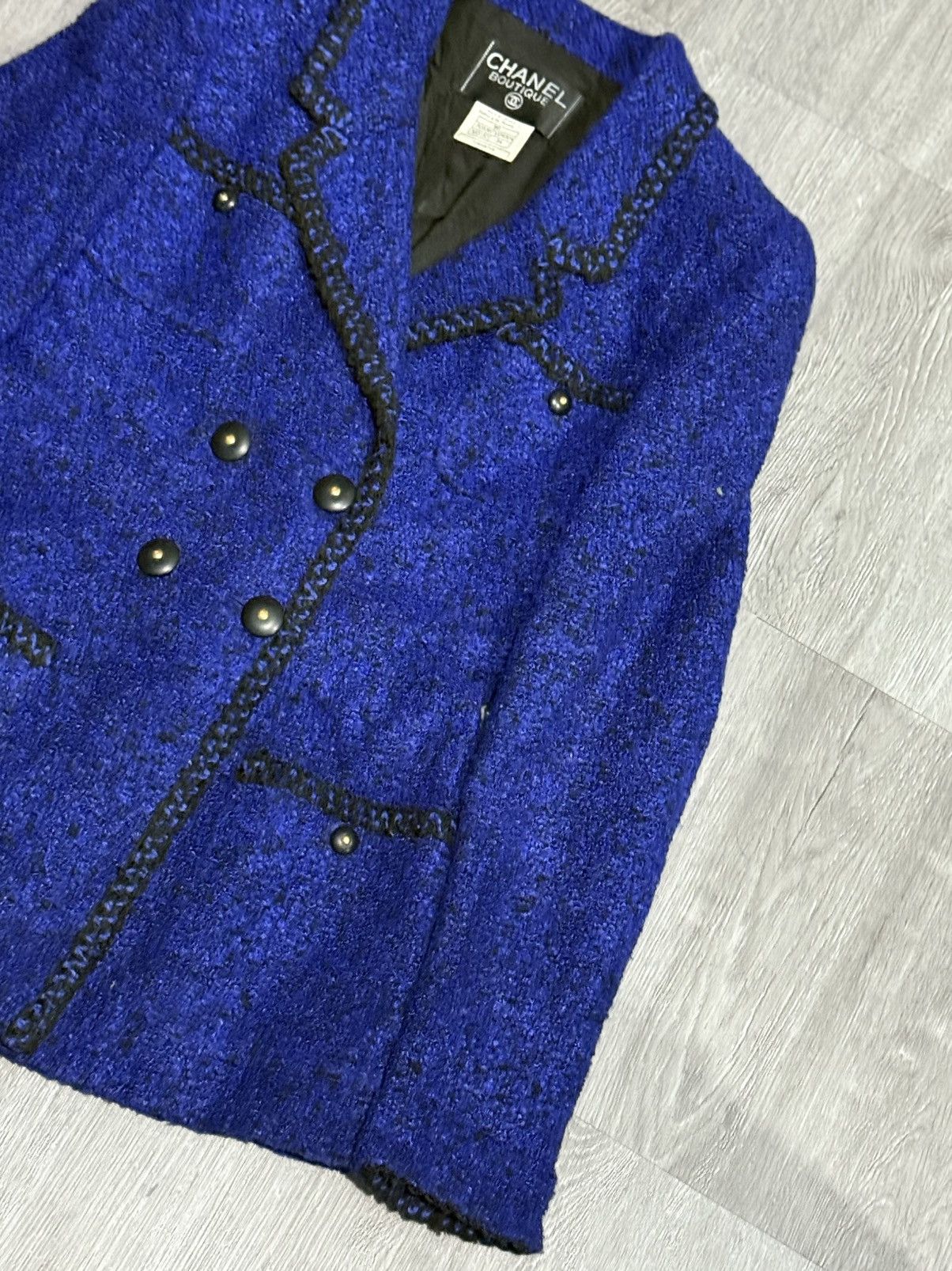 Chanel RARE Most wanted Chanel 1995 Double Breasted Tweed Jacket Size XS / US 0-2 / IT 36-38 - 5 Thumbnail