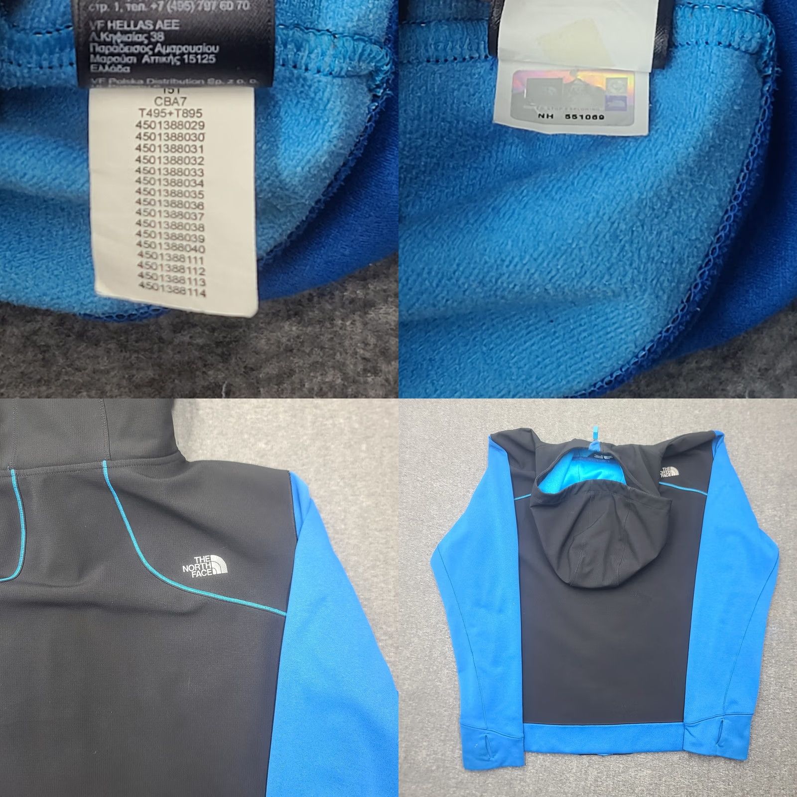 The North Face The North Face Mountain Athletics Hoodie Jacket Men L Blue Black Full Zip Zip Pockets Logo Athletic Outdoor Sports Autumn Winter Fall Spring Size US L / EU 52-54 / 3 - 9 Thumbnail