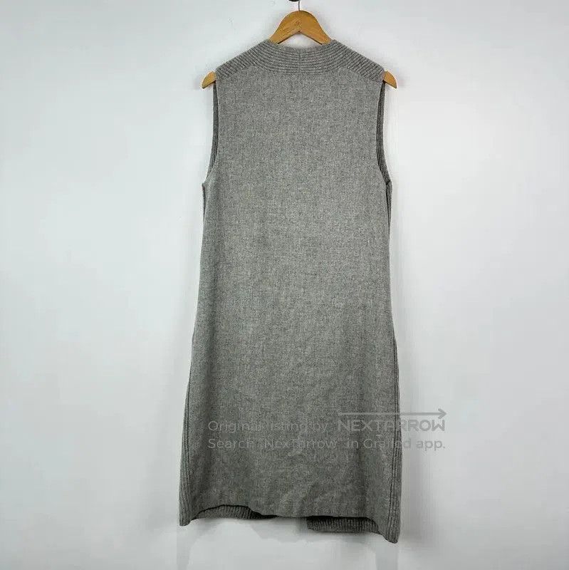 Max Mara MaxMara Gray Wool Long Cardigan for Women . Size M / US 6-8 / IT 42-44 - 2 Thumbnail