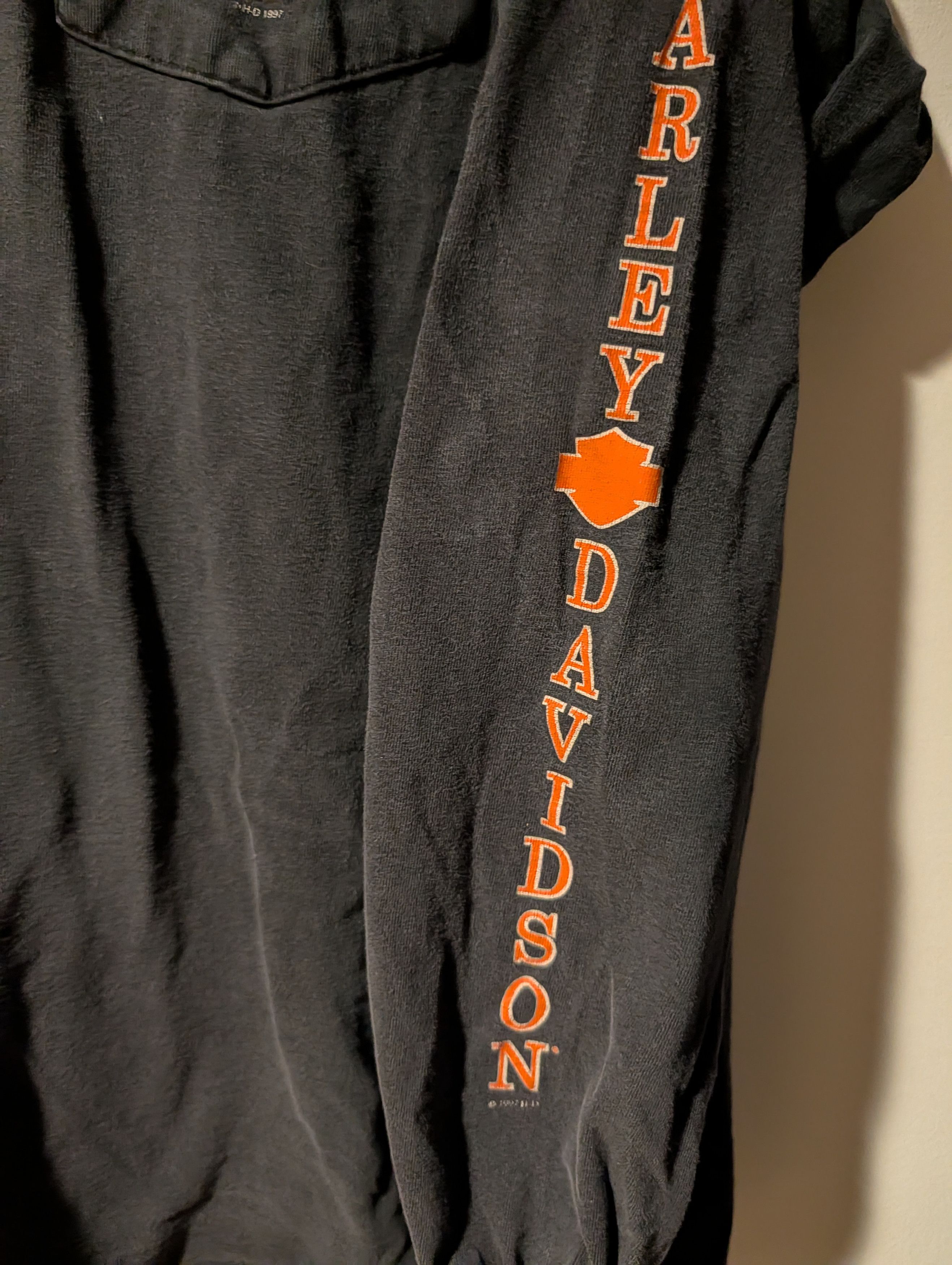 Harley Davidson Vintage 1997 Harley Davidson Motorcycle American Long-Sleeve Size US XXL / EU 58 / 5 - 3 Thumbnail